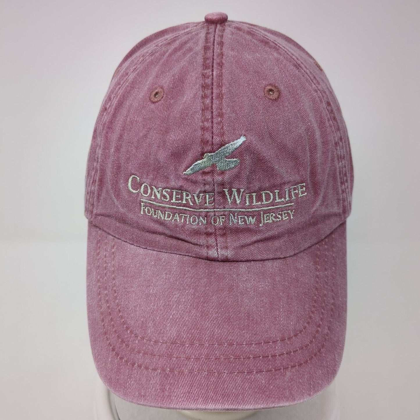 Conserve Wildlife Foundation of New Jersey Slideback Hat Red OS Adjustable Adams