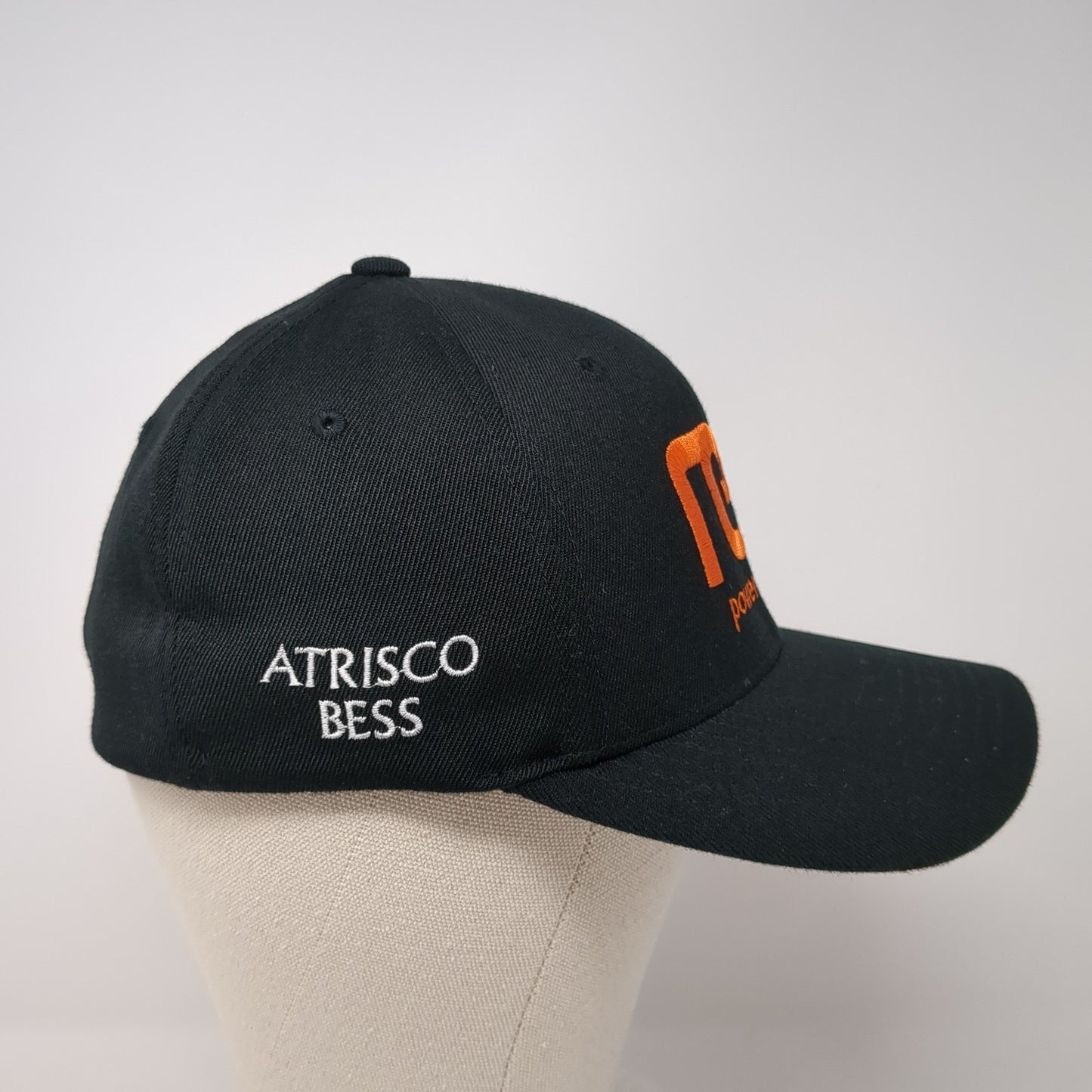 RES Power For Good Logo Fitted Hat Black Medium Embroidered Flexfit