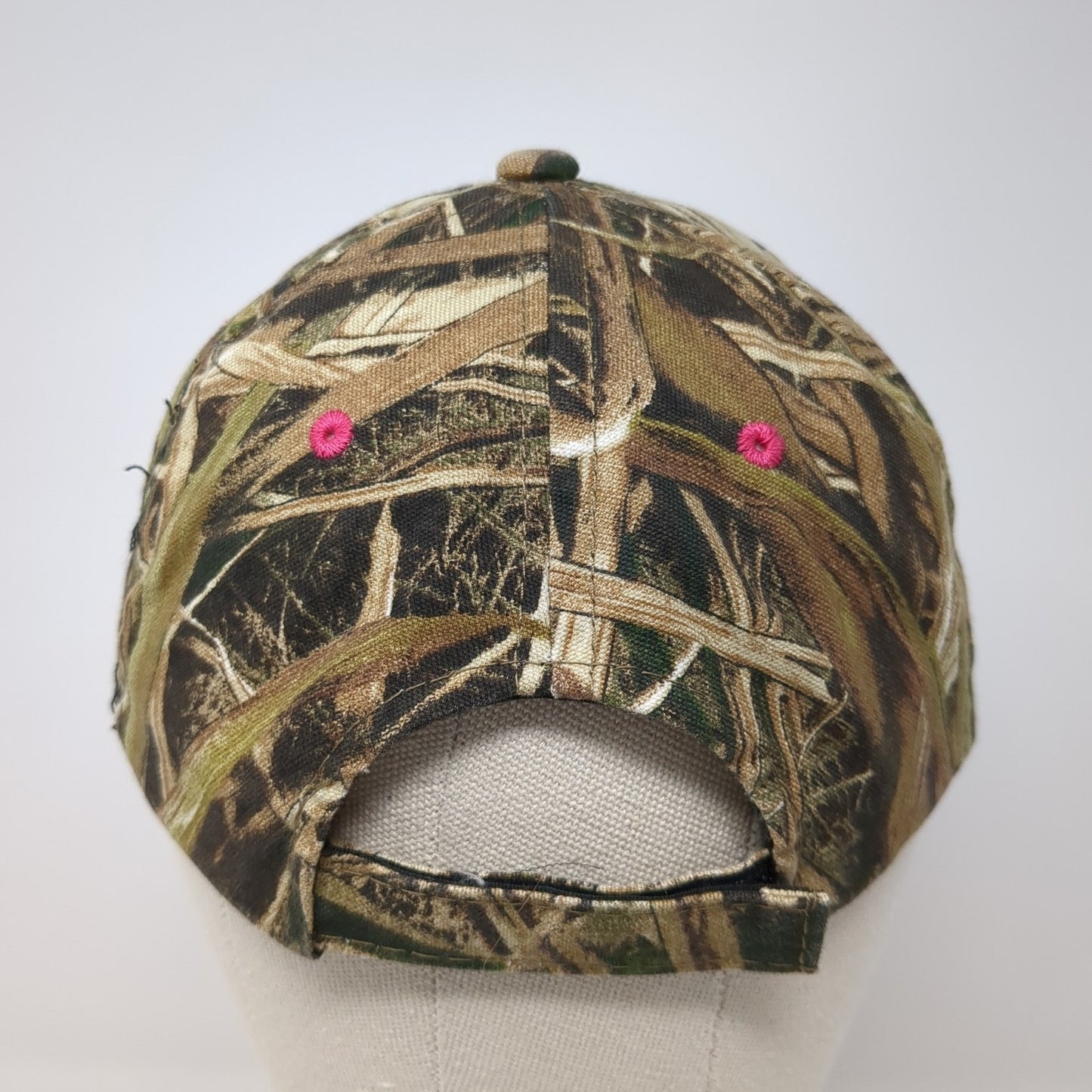 Mossy Oak Logo Strapback Hat Multicolor Camo One Size Hunting Outdoor