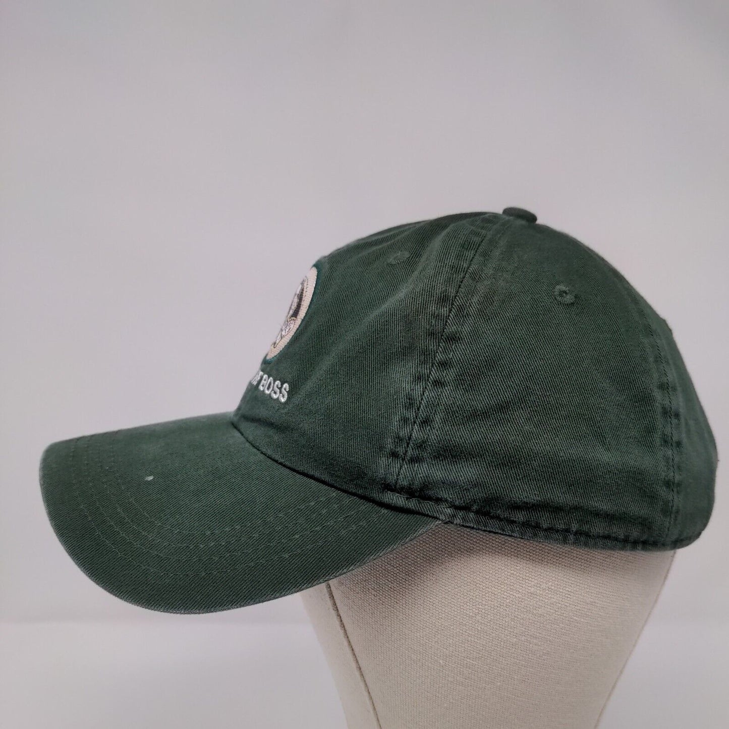 Beat The Boss Slideback Hat Green OSFA Classic Cut Eldorado Resort Casino