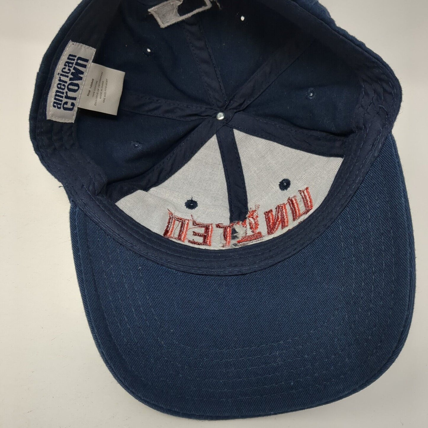 United We Stand Slideback Hat Blue One Size Adjustable American Crown