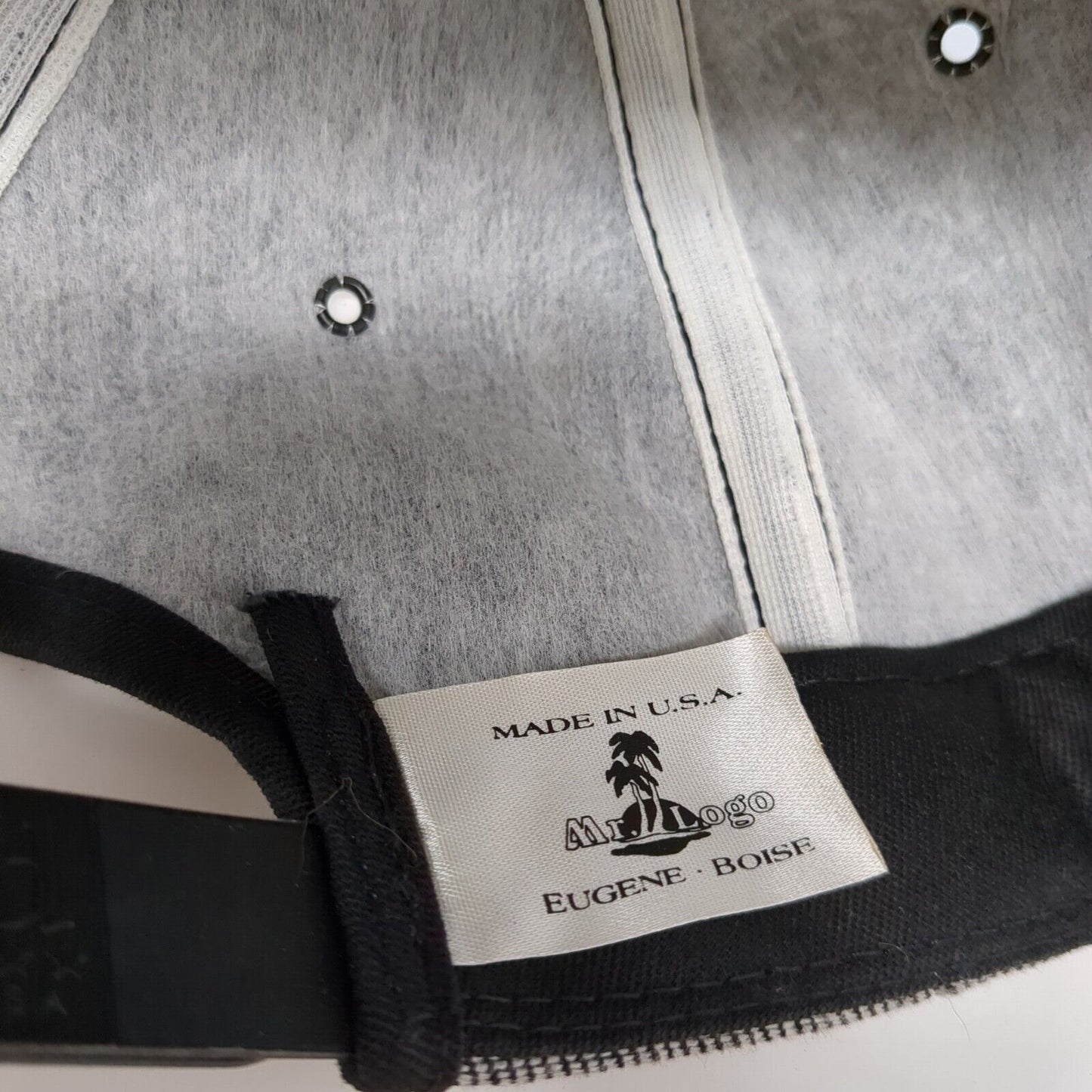 Boise Cascade BCI Hoise Cascade Versa-Lam Strapback Hat Gray One Size Adjustable