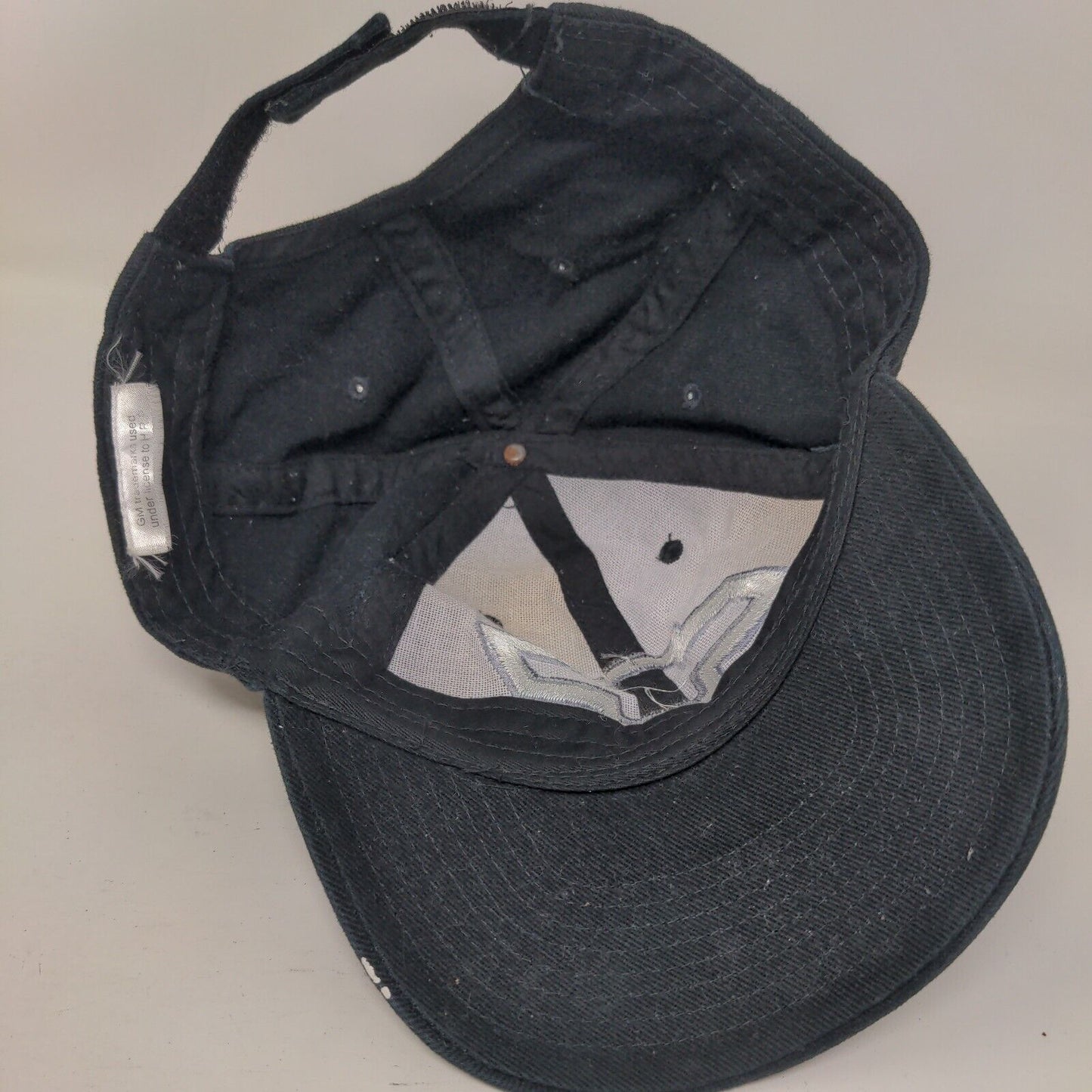 Chevrolet Strapback Hat Black One Size Adjustable Embroidered 6 Panel