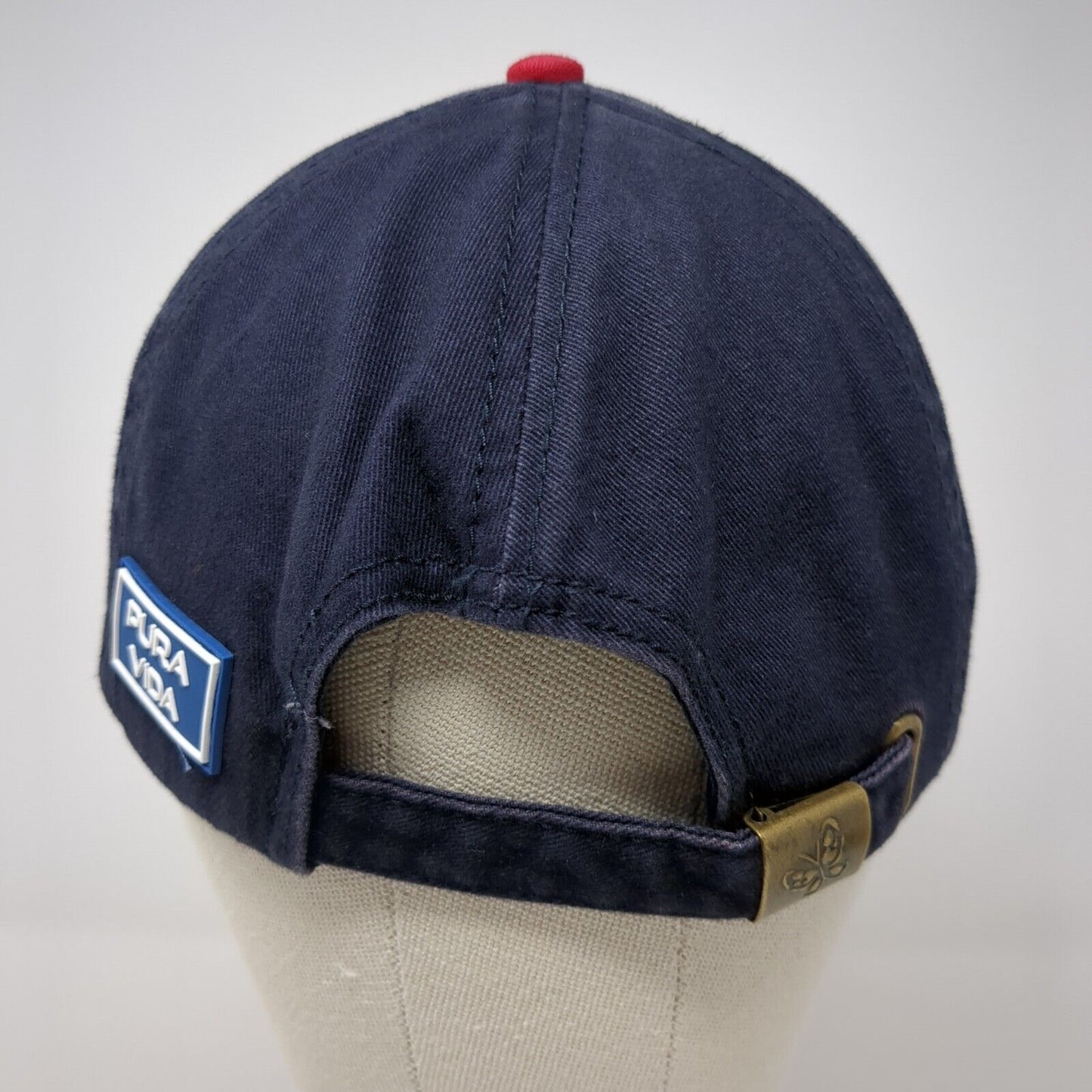 CR Costa Rica Slideback Hat Multi One Size Adjustable Colorblock Morpho