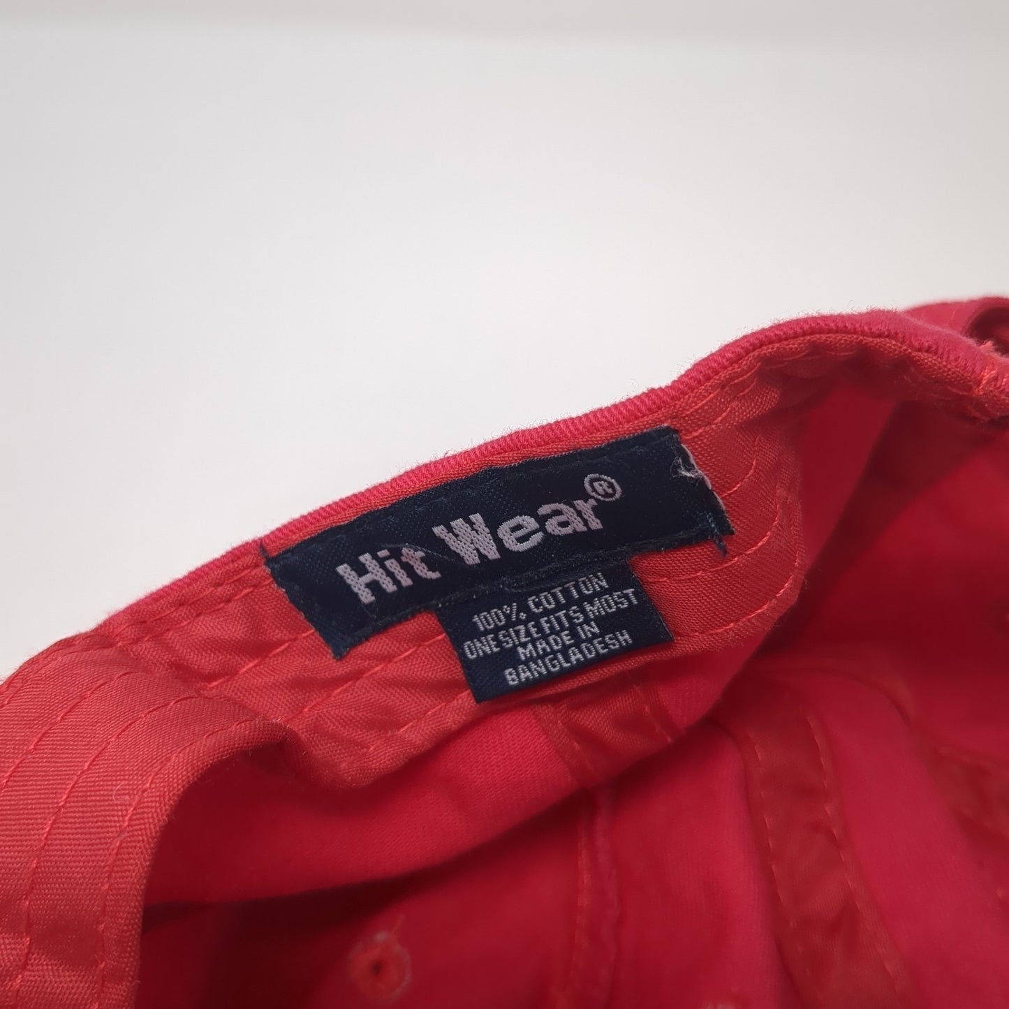 Oscar Mayer Strapback Hat Red One Size Adjustable Solid 6 Panel Hit Wear