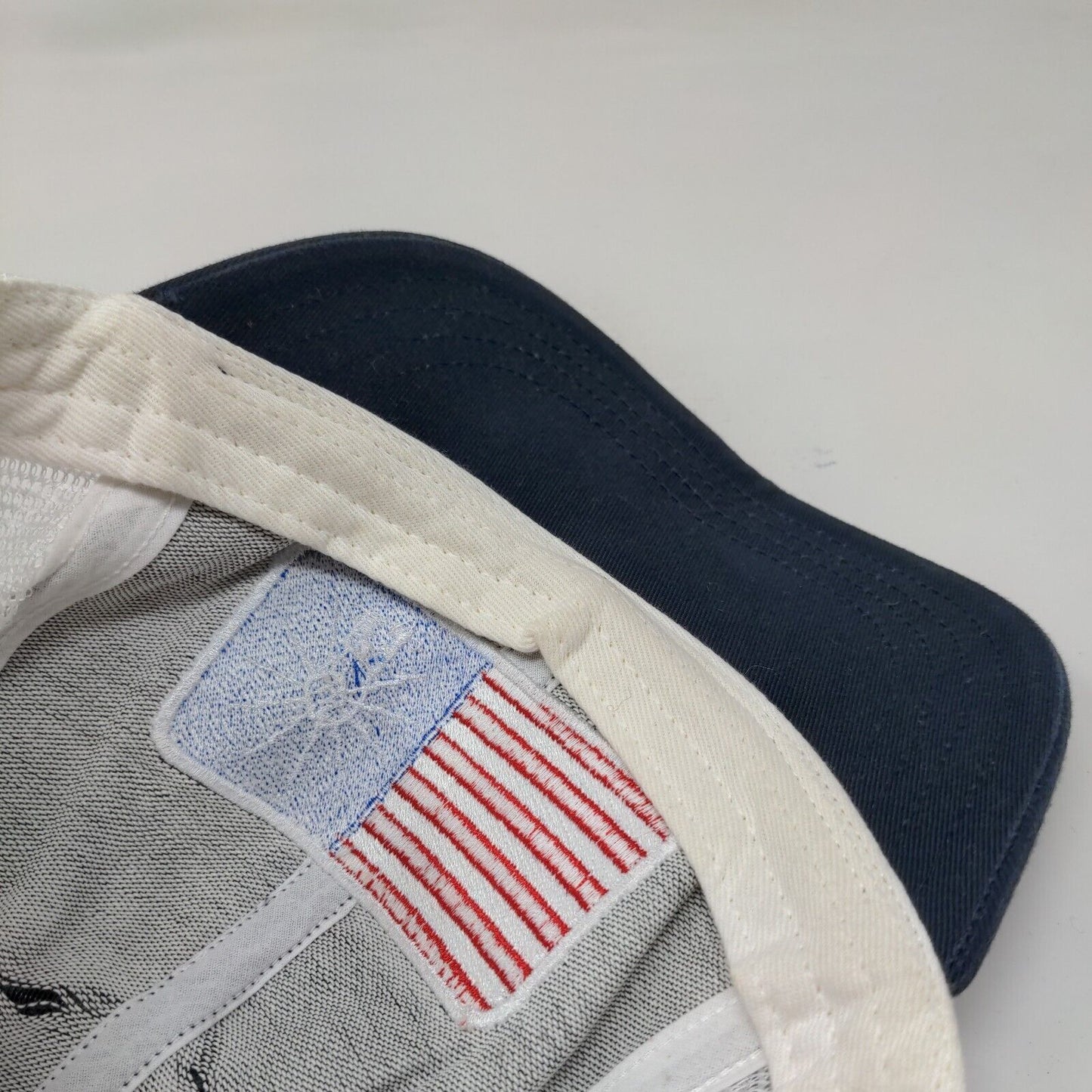 Local #47 Snapback Trucker Hat Blue One Size Embroidered Patriotic Unionwear