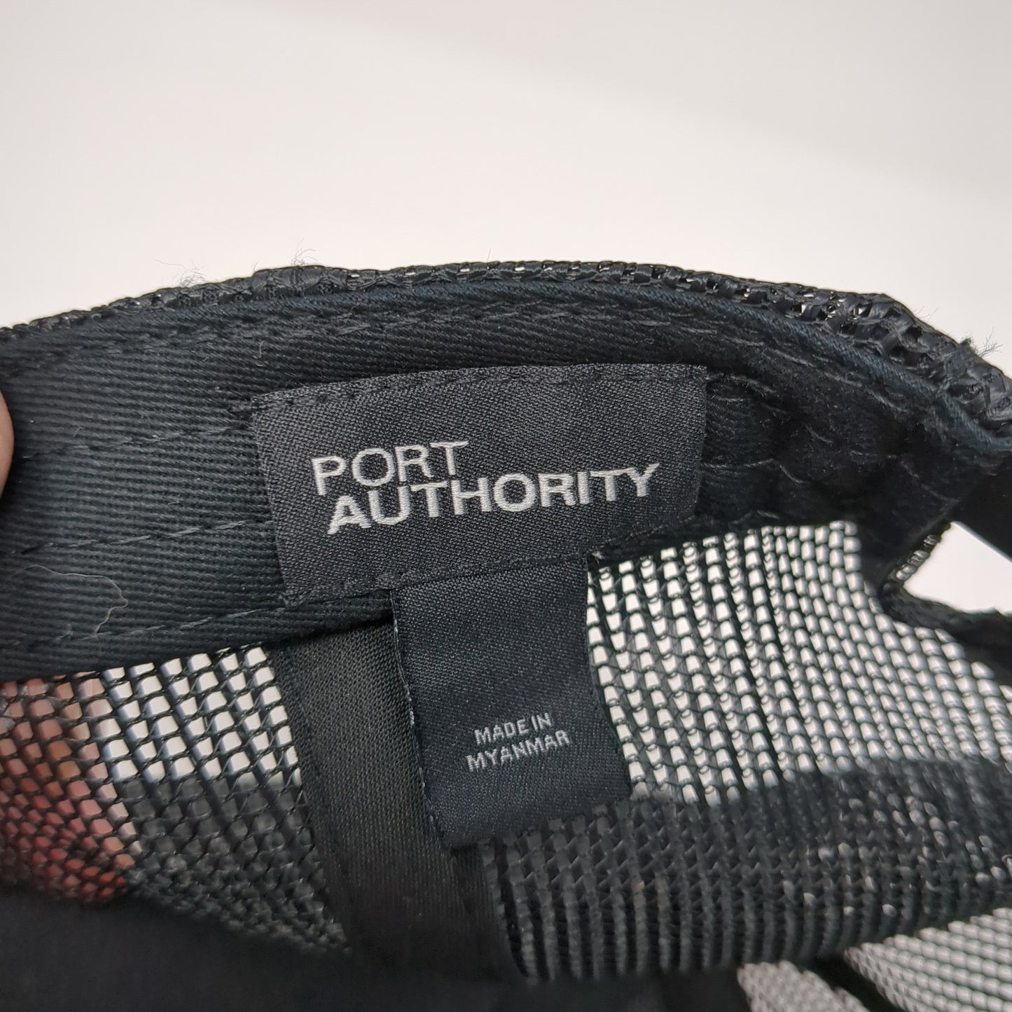 4Throws.com Snapback Trucker Hat Black One Size Adjustable Port Authority