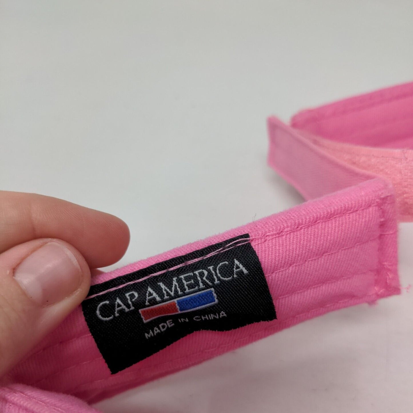 Joseph Oregon Strapback Sun Visor Cap Pink OS Adjustable Embroidered Cap America