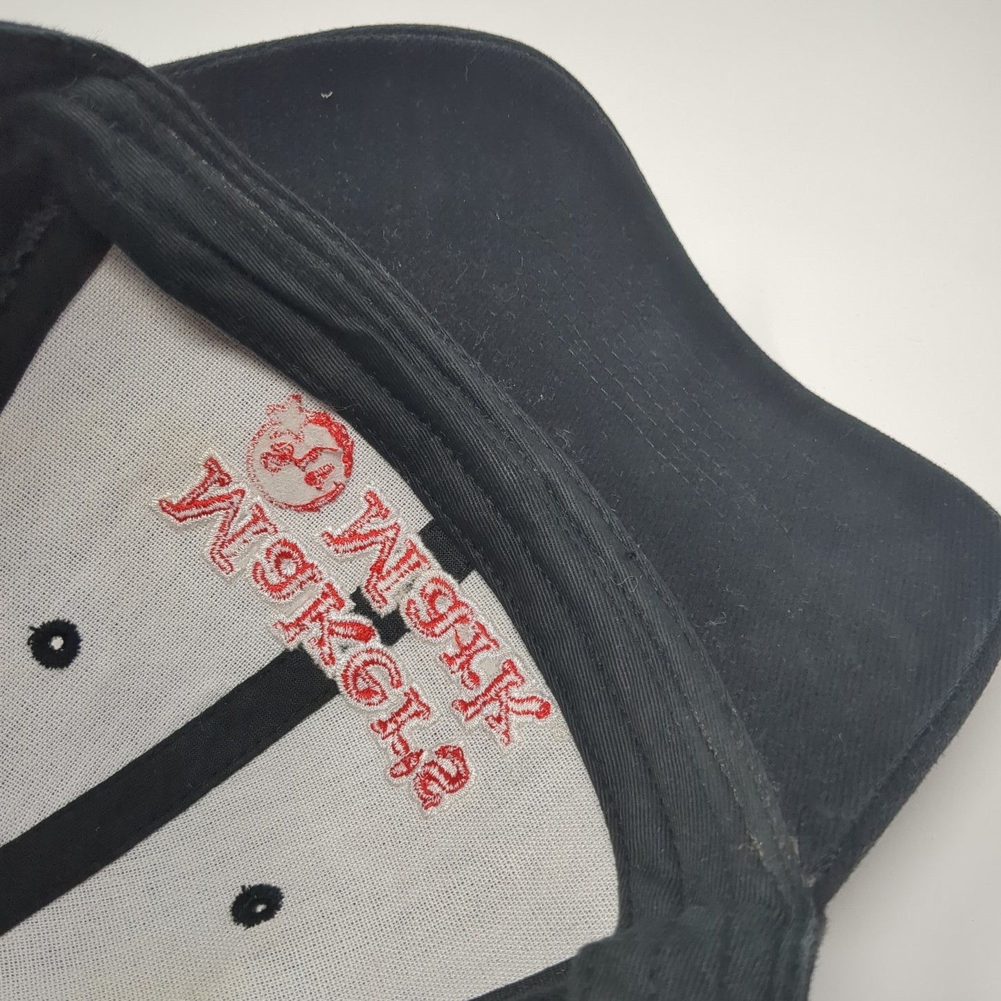 Maker's Mark Strapback Baseball Cap Black One Size Adjustable Embroidered Gear