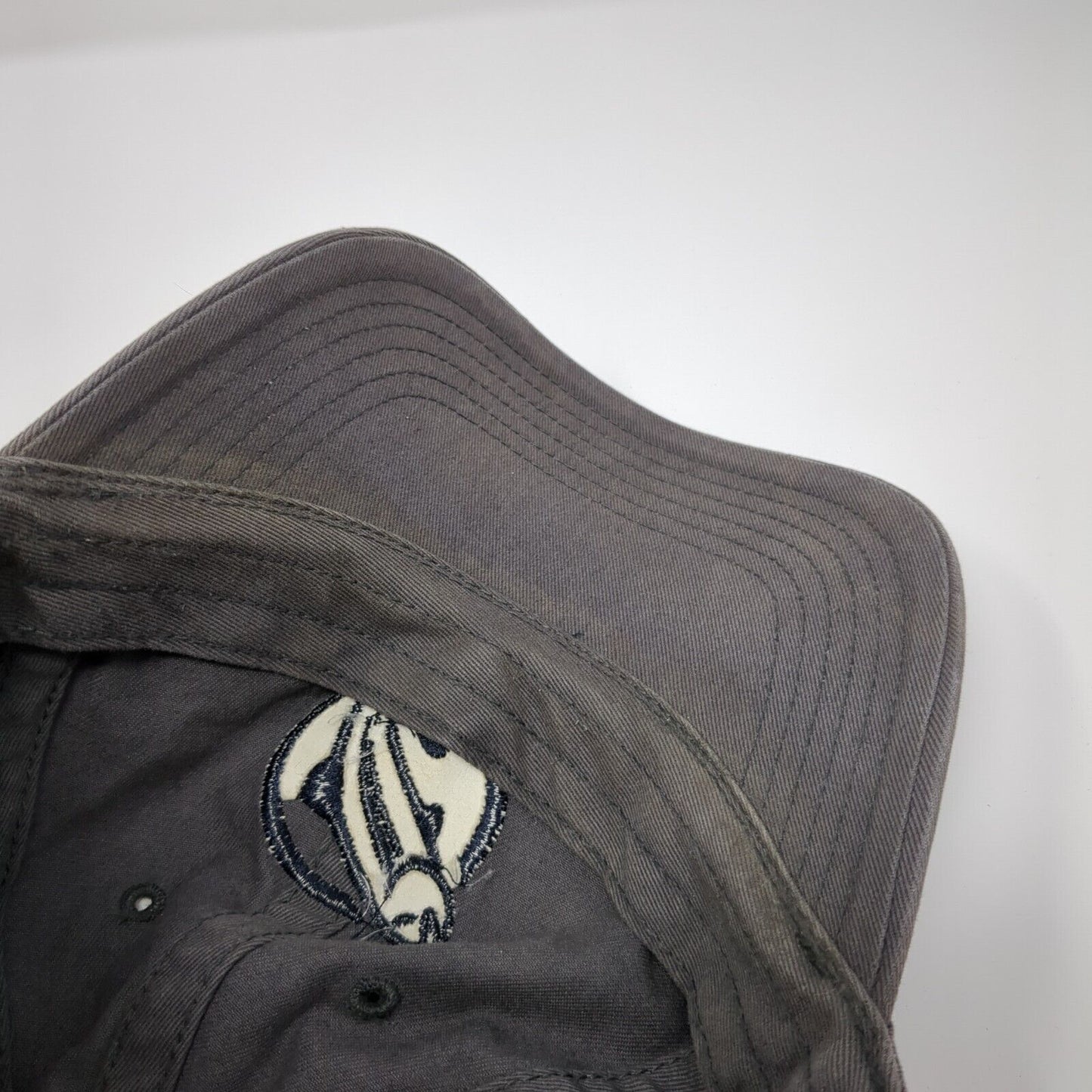 Richardson Slideback Hat Gray One Size Adjustable Embroidered Fish