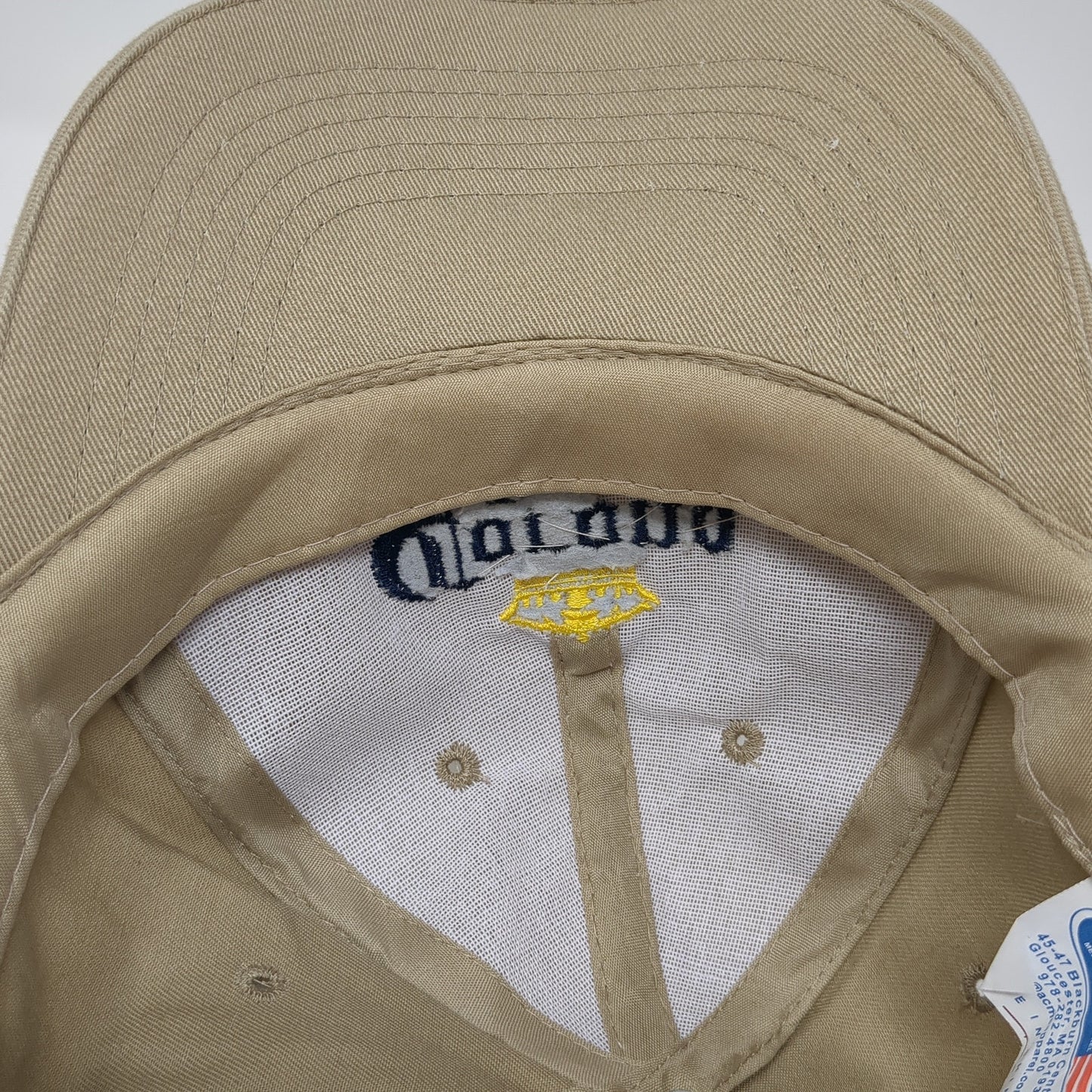 Corona Light Strapback Hat Brown One Size Adjustable Embroidered Acme