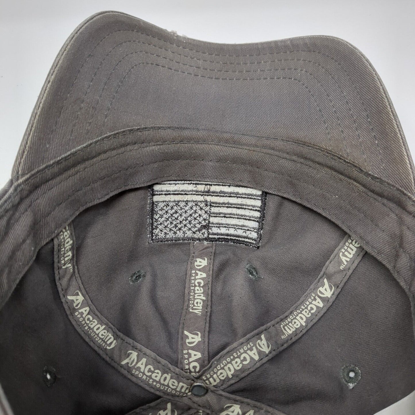 American Flag Strapback Hat Brown One Size Academy Sports + Outdoors