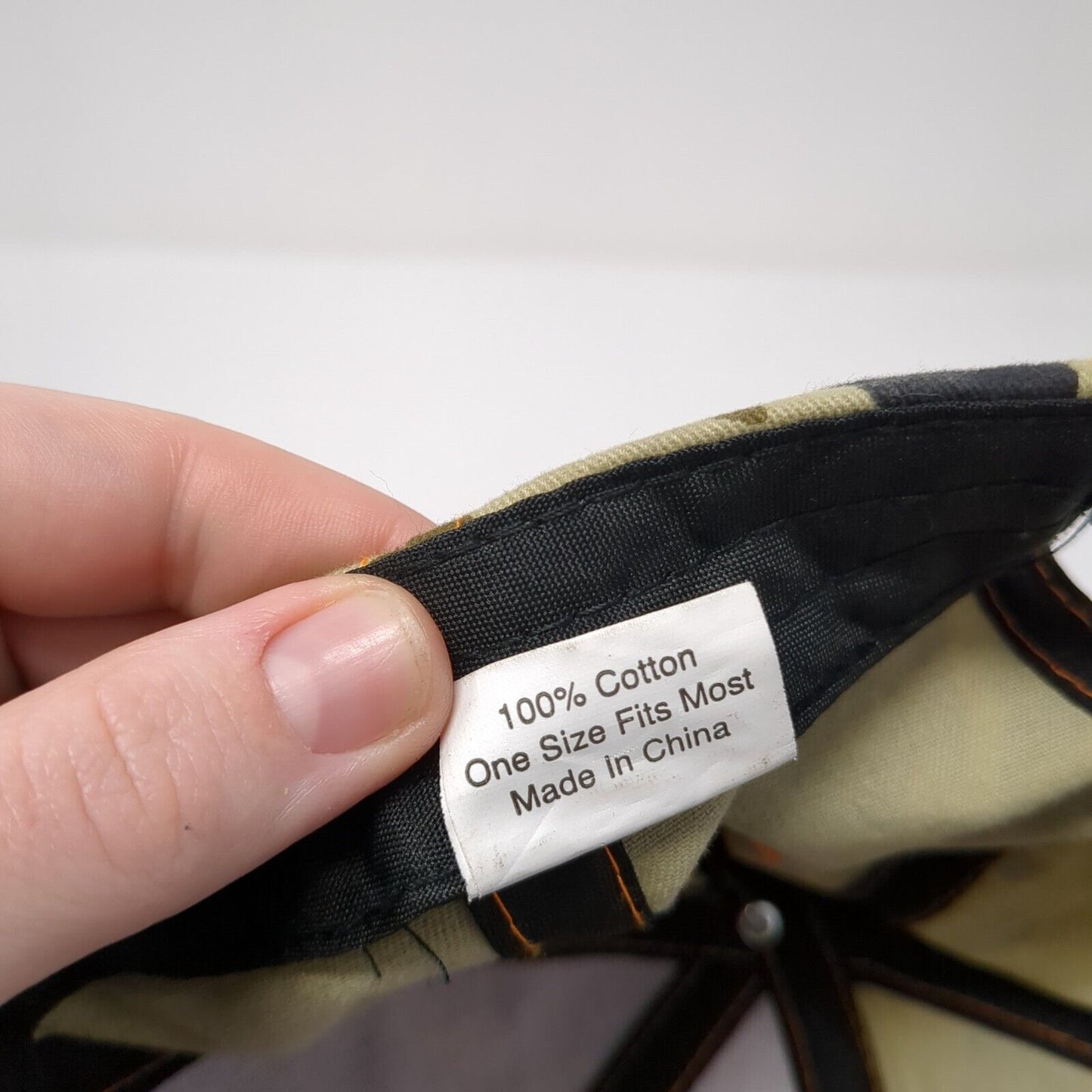 NAPA Outdoors Strapback Hat Camouflage One Size Adjustable 6 Panel