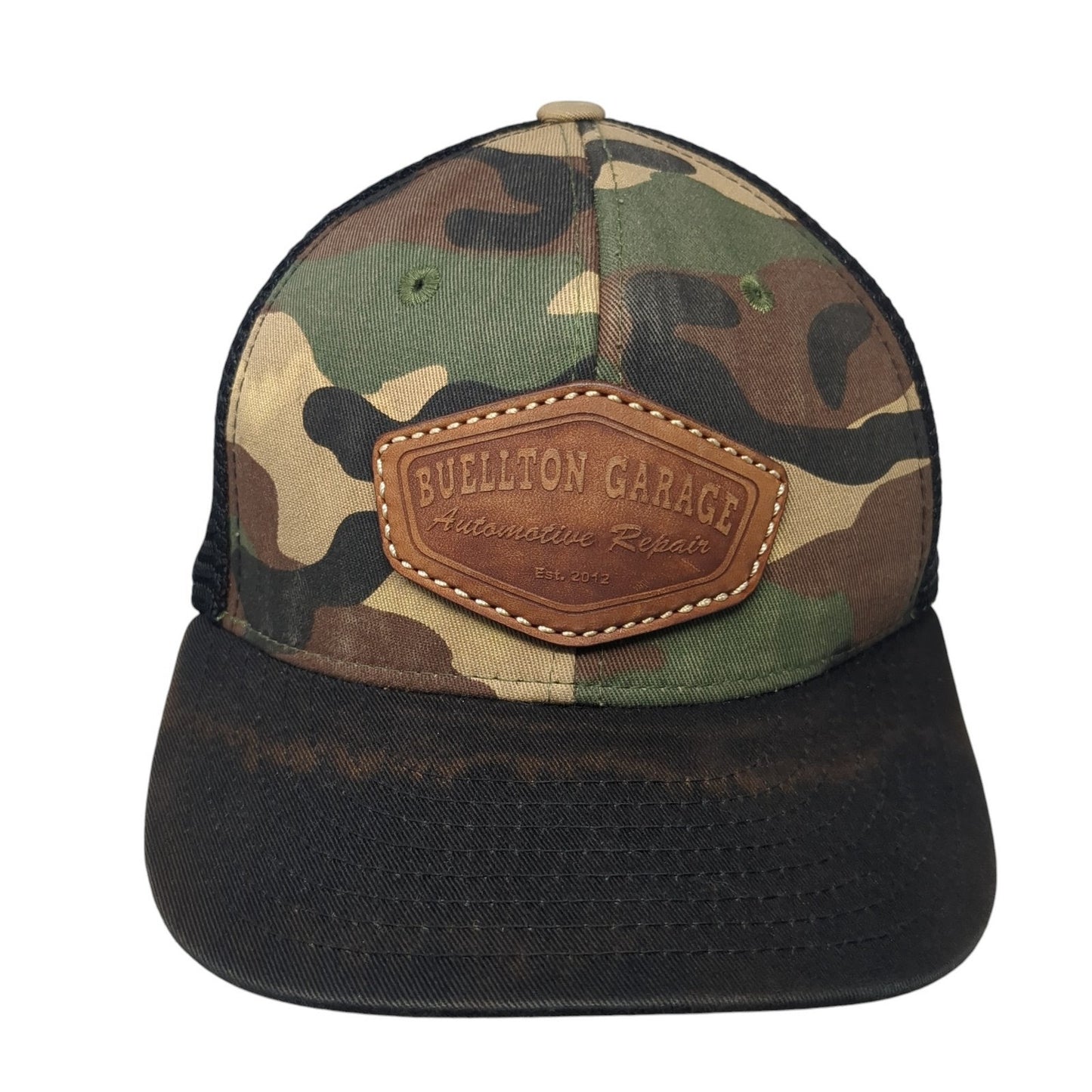 Buellton Garage Automotive Repair Trucker Hat Multicolor OS Mesh Back Decky