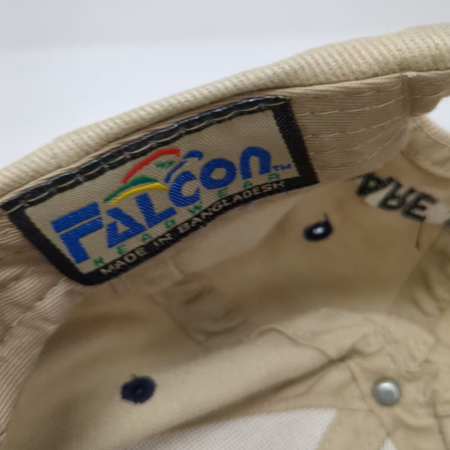Falcon Western Star Trucks Top Gun Tour 2000 CAT Hat Beige Blue OS Baseball Cap