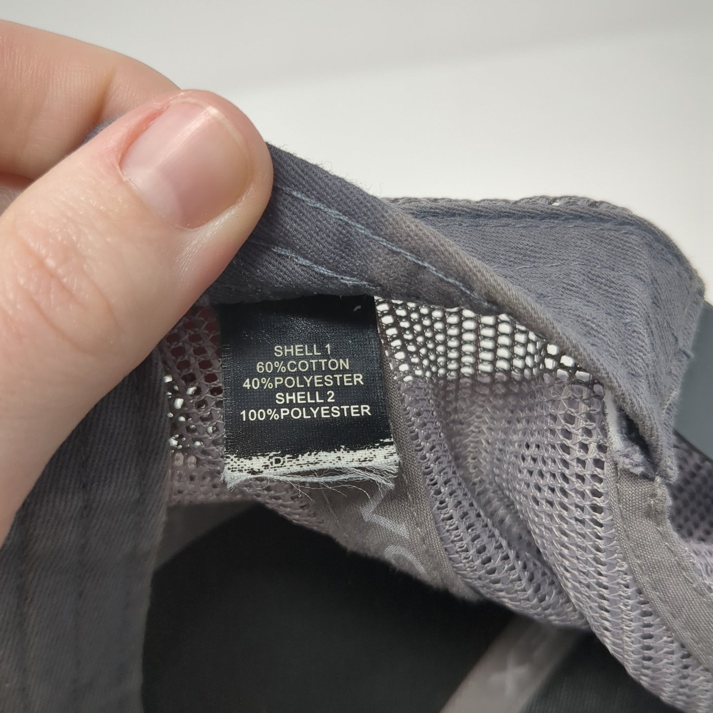 Vortex Snapback Trucker Hat Gray One Size Adjustable Breathable Mesh Back