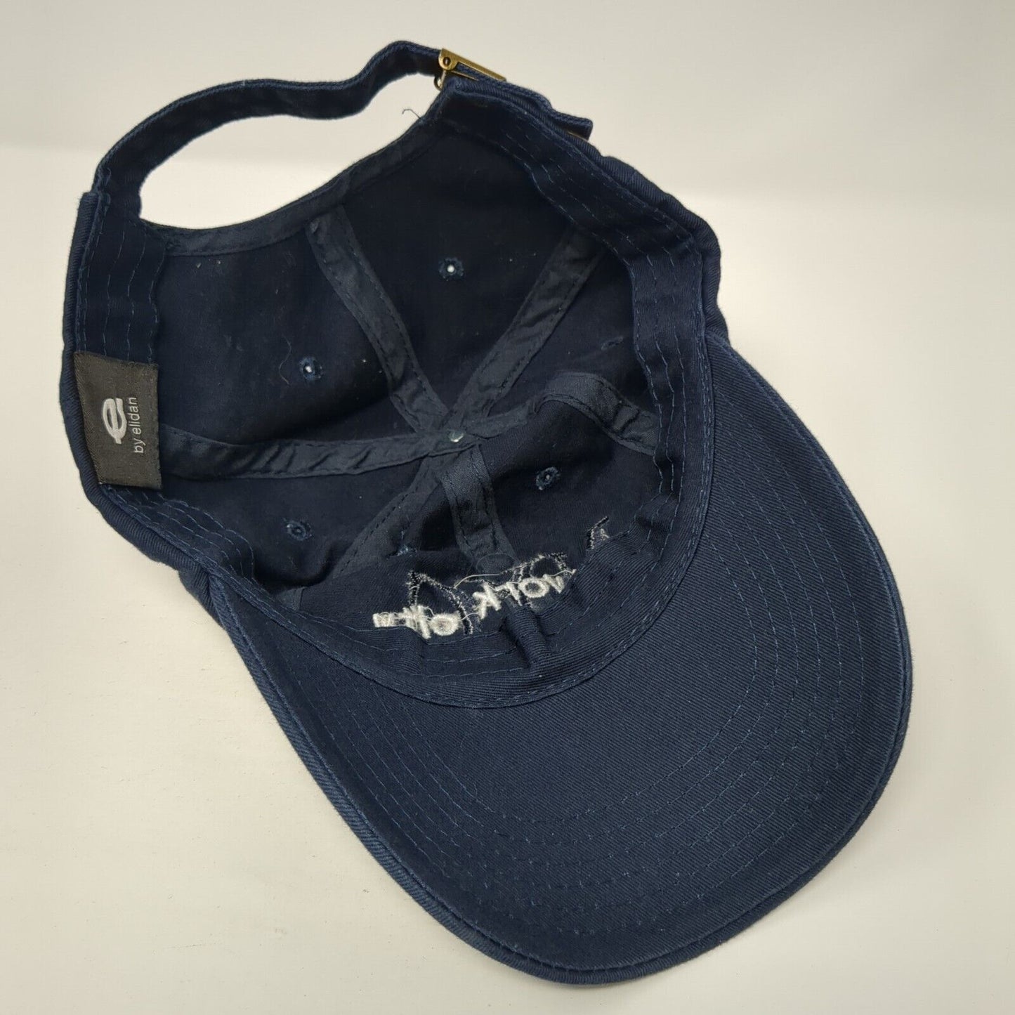 NYC New York City Slideback Hat Blue One Size Adjustable Embroidered by Elidan