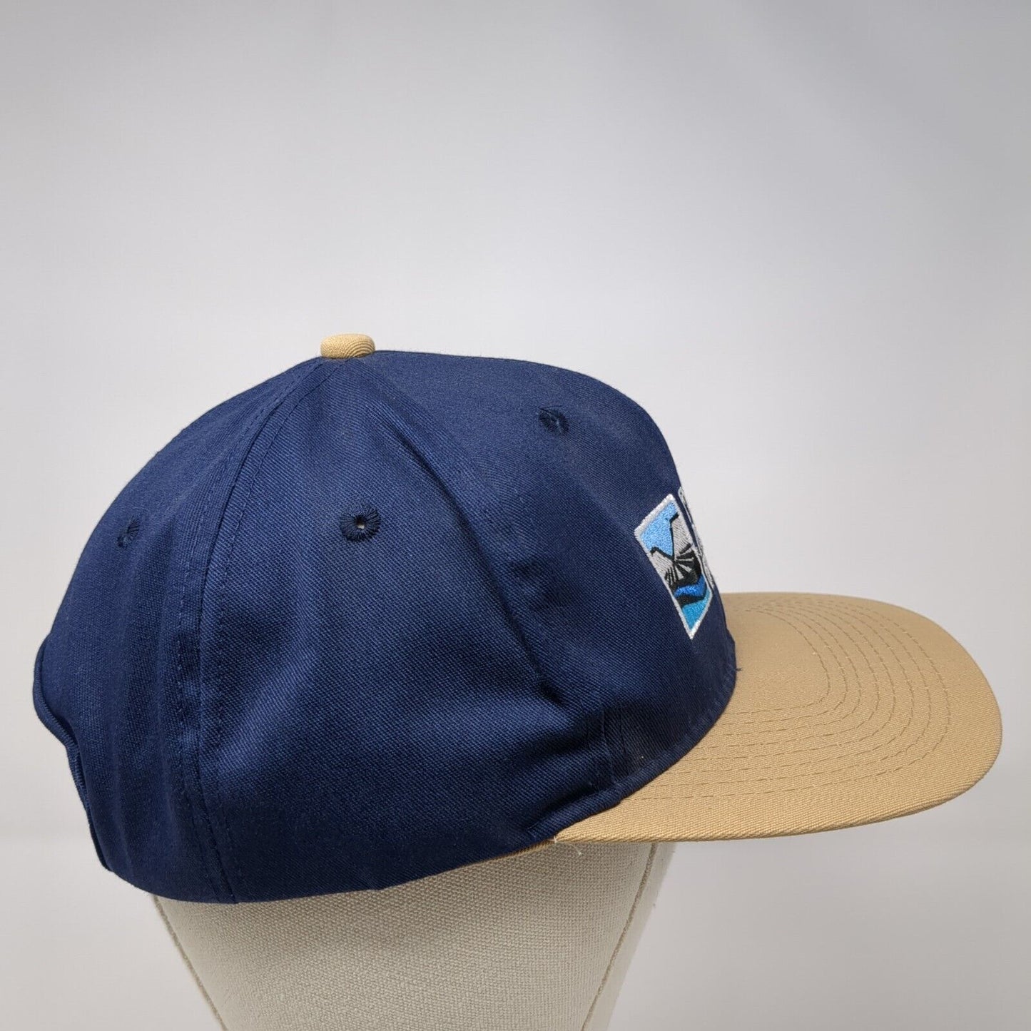 Farmers National Bank Snapback Hat Multi One Size Adjustable Colorblock