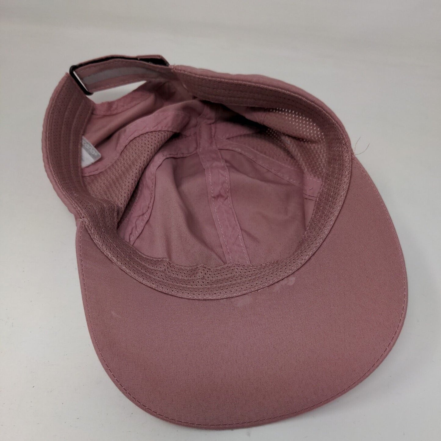 Apana Strapback Hat Pink One Size Adjustable Solid Mesh Trim 6 Panel