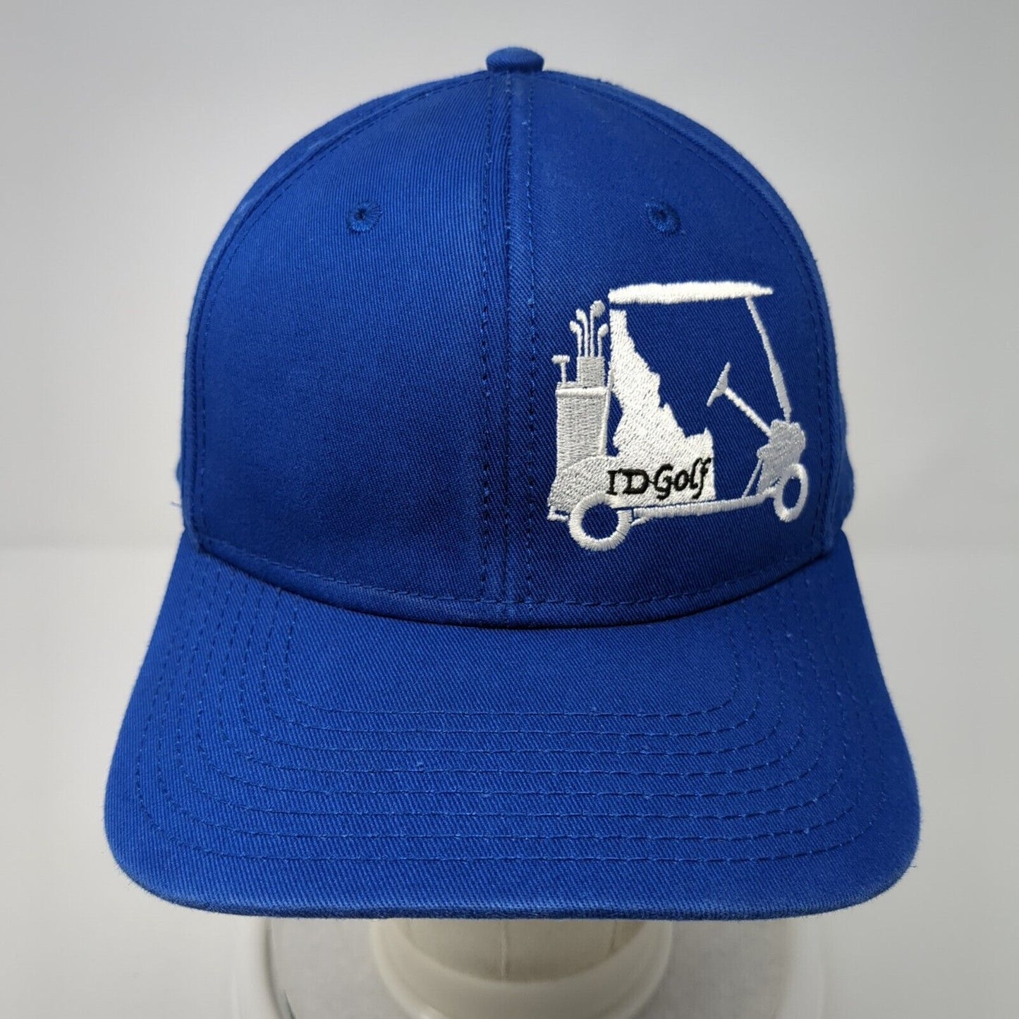 Idaho Golf Cart Snapback Hat Blue One Size Adjustable Embroidered Otto