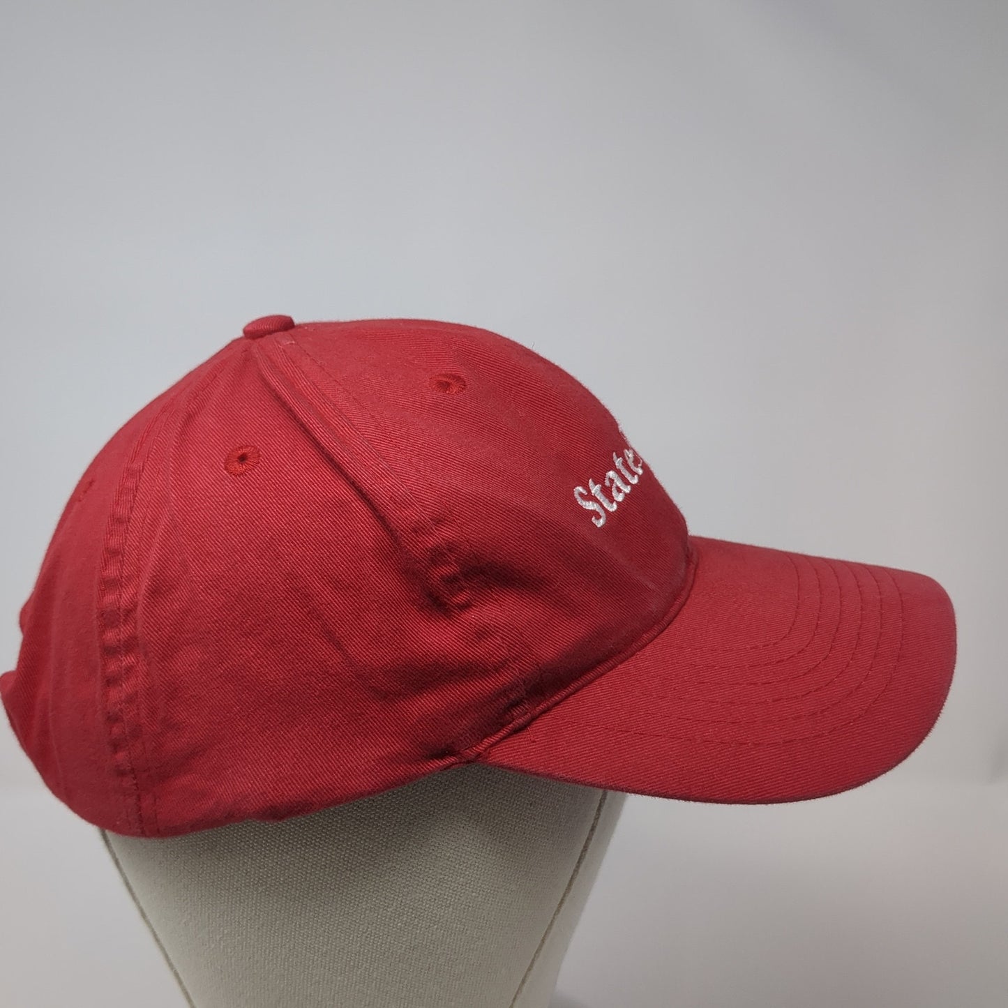 State Farm Strapback Hat Red One Size Adjustable Embroidered AMC Deluxe