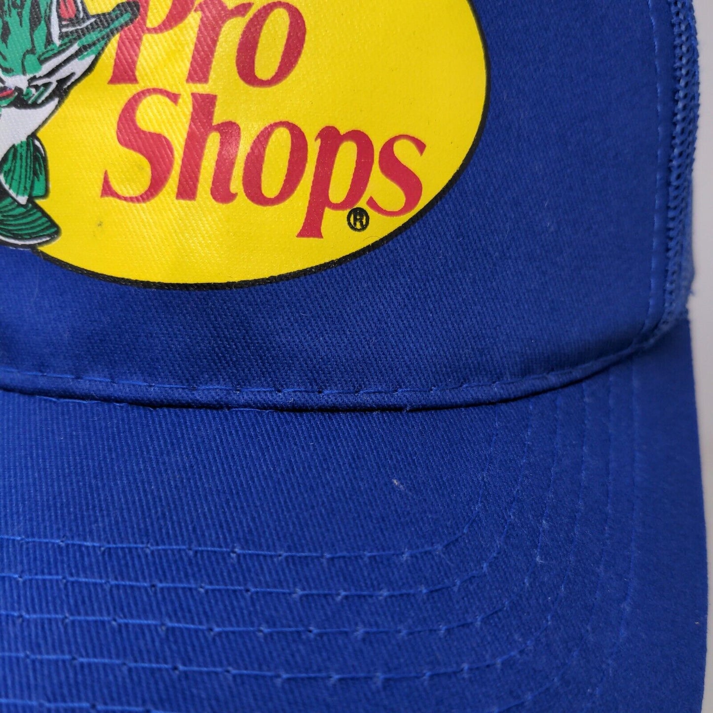 Bass Pro Shops Snapback Mesh Back Trucker Hat Blue OSFM Gone Fishing