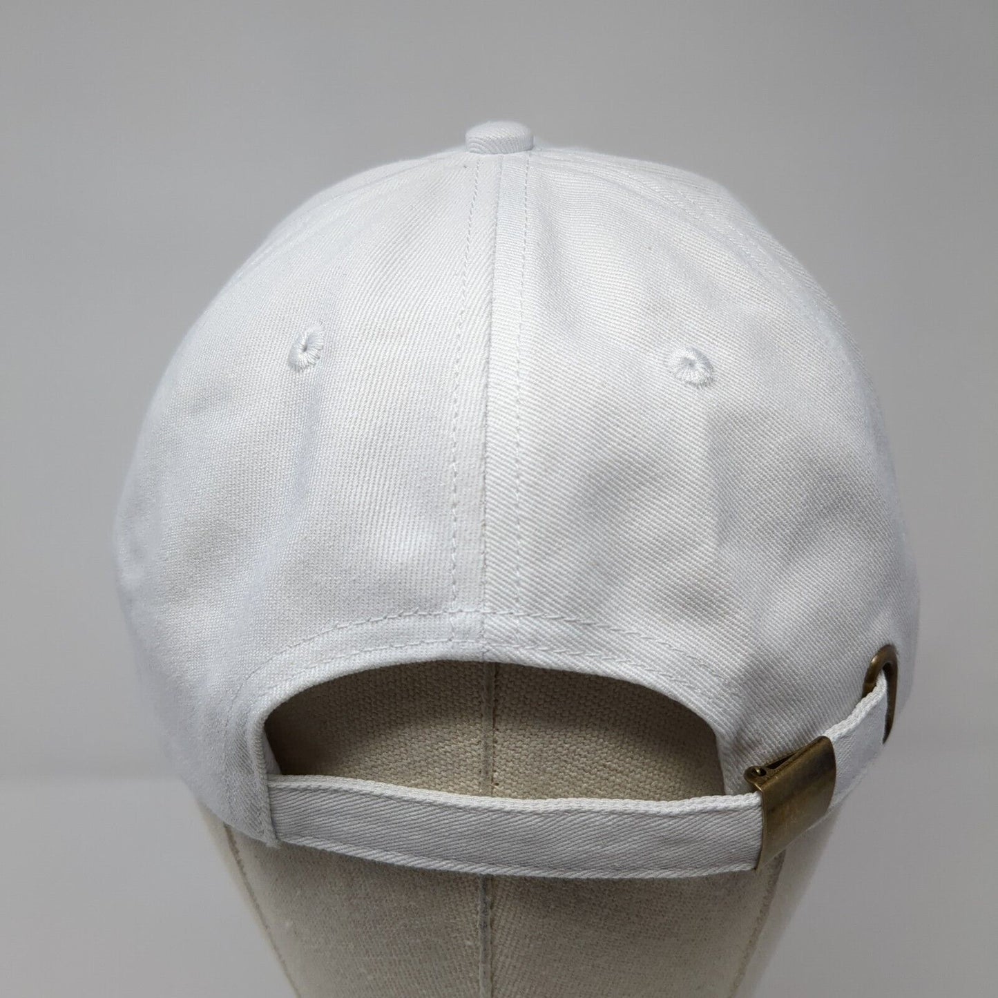 Tim Brown Classic Slideback Hat White One Size Adjustable Embroidered