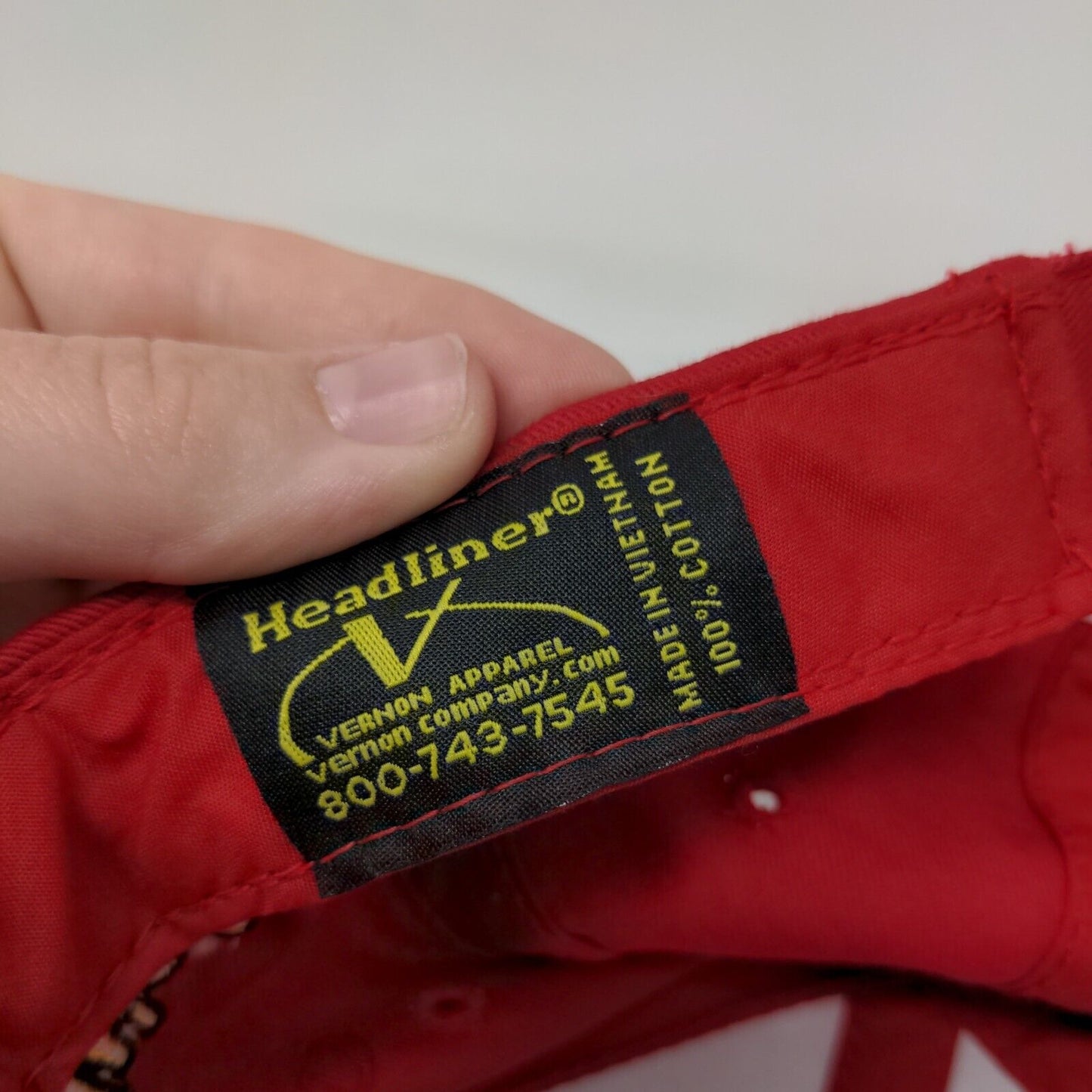 Fisher Chevrolet Yuma AZ Slideback Hat Red One Size Embroidered 6 Panel