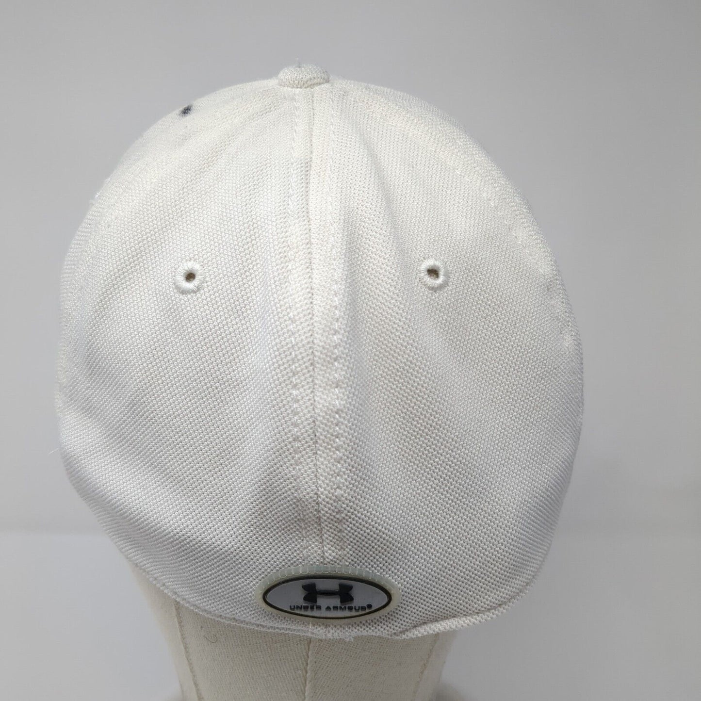Under Armour Fitted Hat White Size L/XL Embroidered 6 Panel I Will Polyester