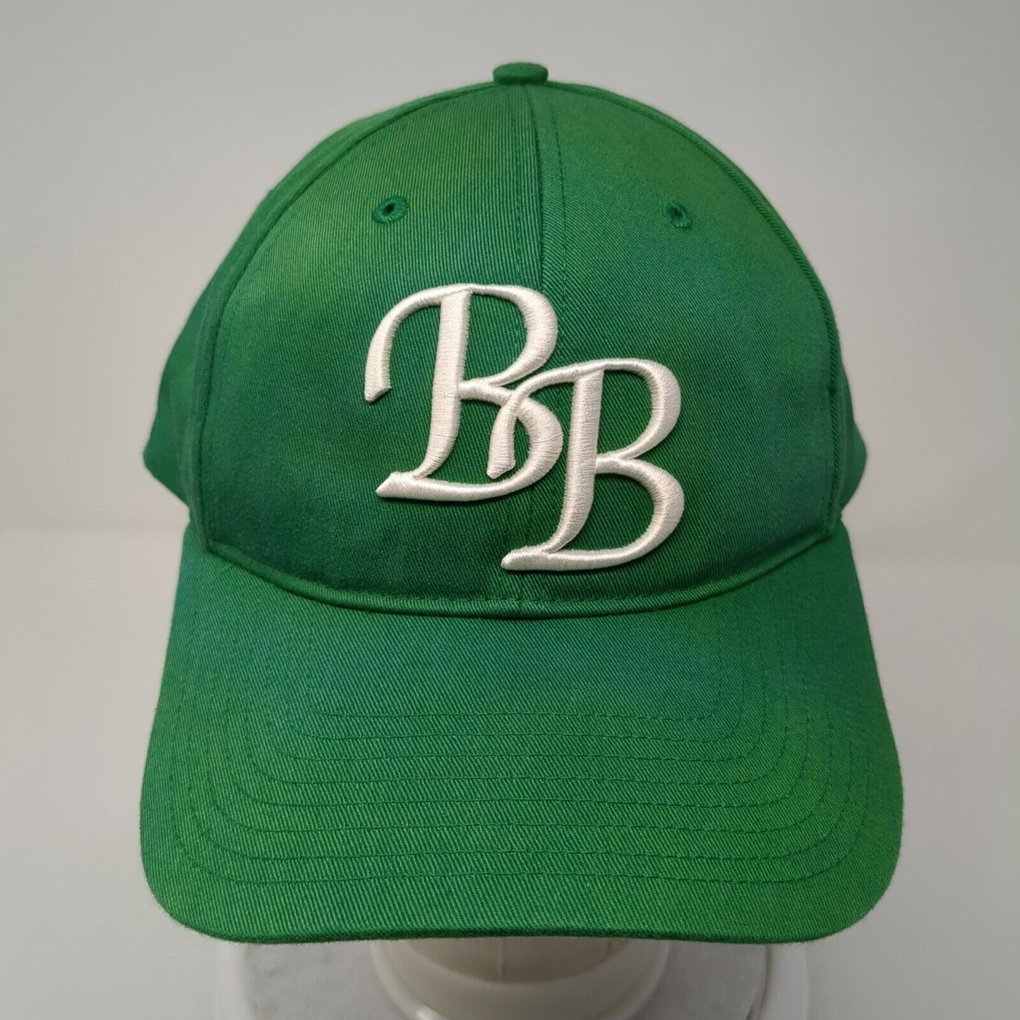BB Strapback Hat Green M-L Adjustable Embroidered Richardson Pro 214