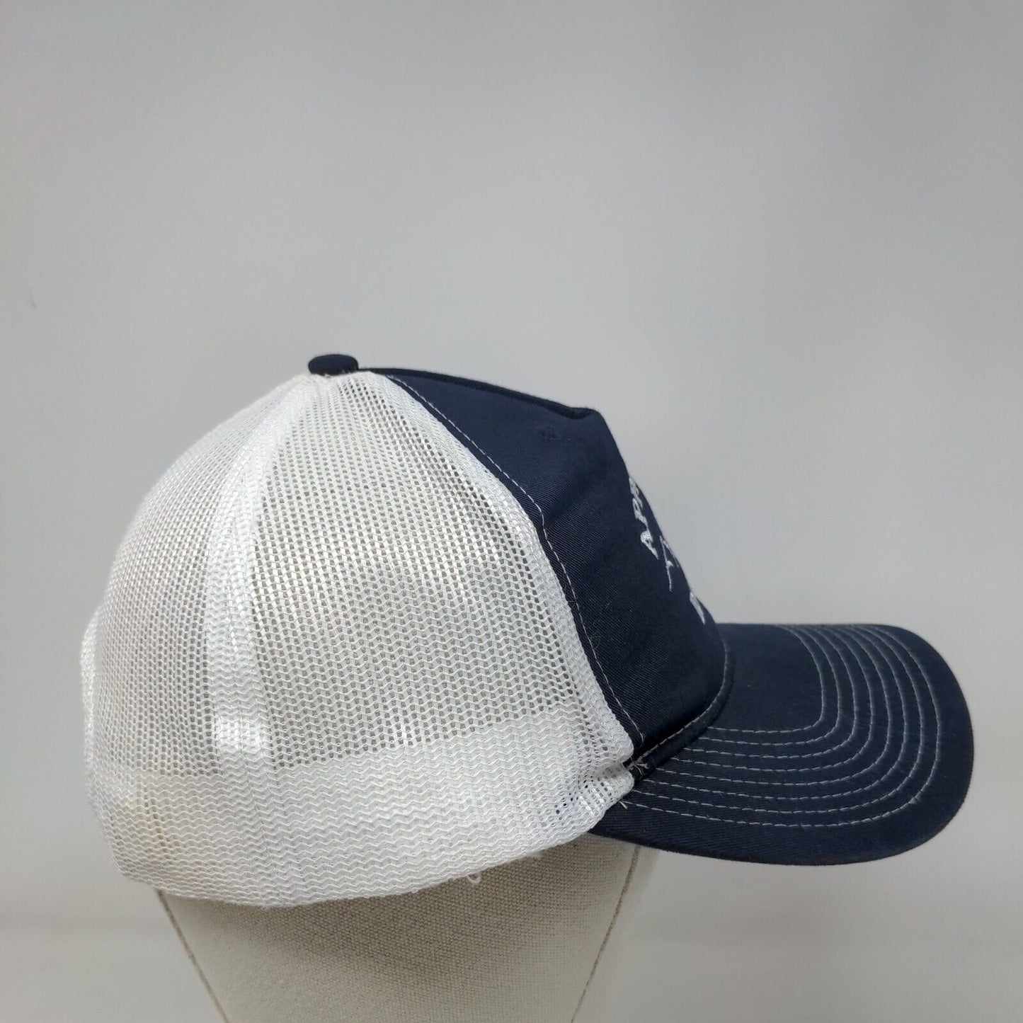 Appalachia Rises Snapback Mesh Back Trucker Hat Blue One Size Port Authority