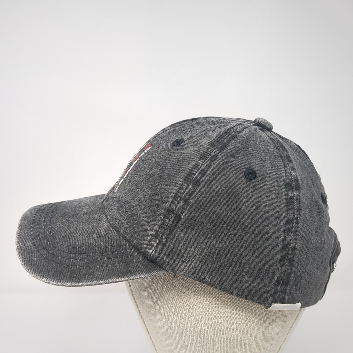 MAGA American Flag Slideback Hat Gray One Size Adjustable Ponytail