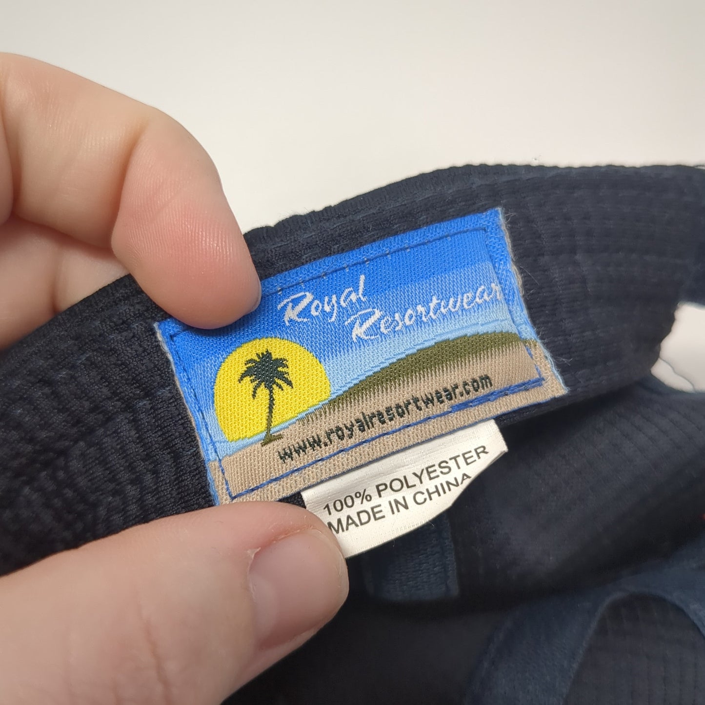 Ft. Myers Beach Strapback Hat Black One Size Adjustable Embroidered