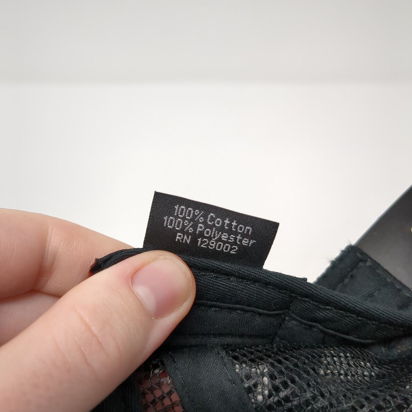 Otto Snapback Trucker Hat Black OSFM Adjustable Embroidered Mesh Back 6 Panel