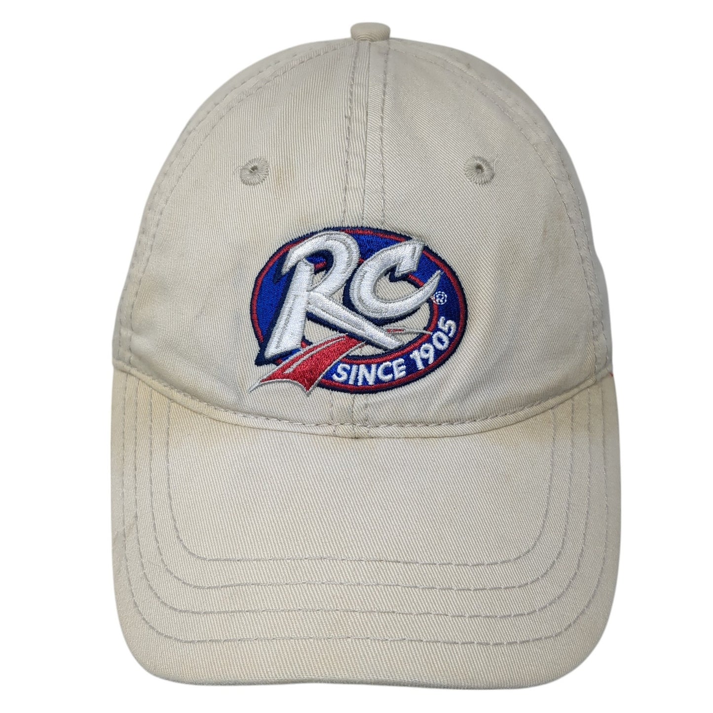 RC Since 1905 Slideback Baseball Cap Beige One Size Adjustable Embroidered HYP