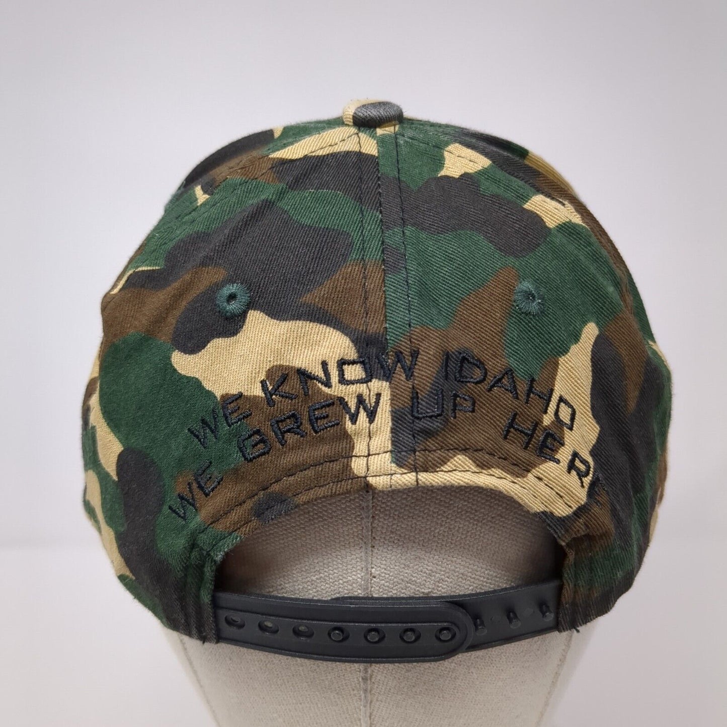 Farm Bureau Ins. Patch Snapback Hat Camouflage One Size Adjustable