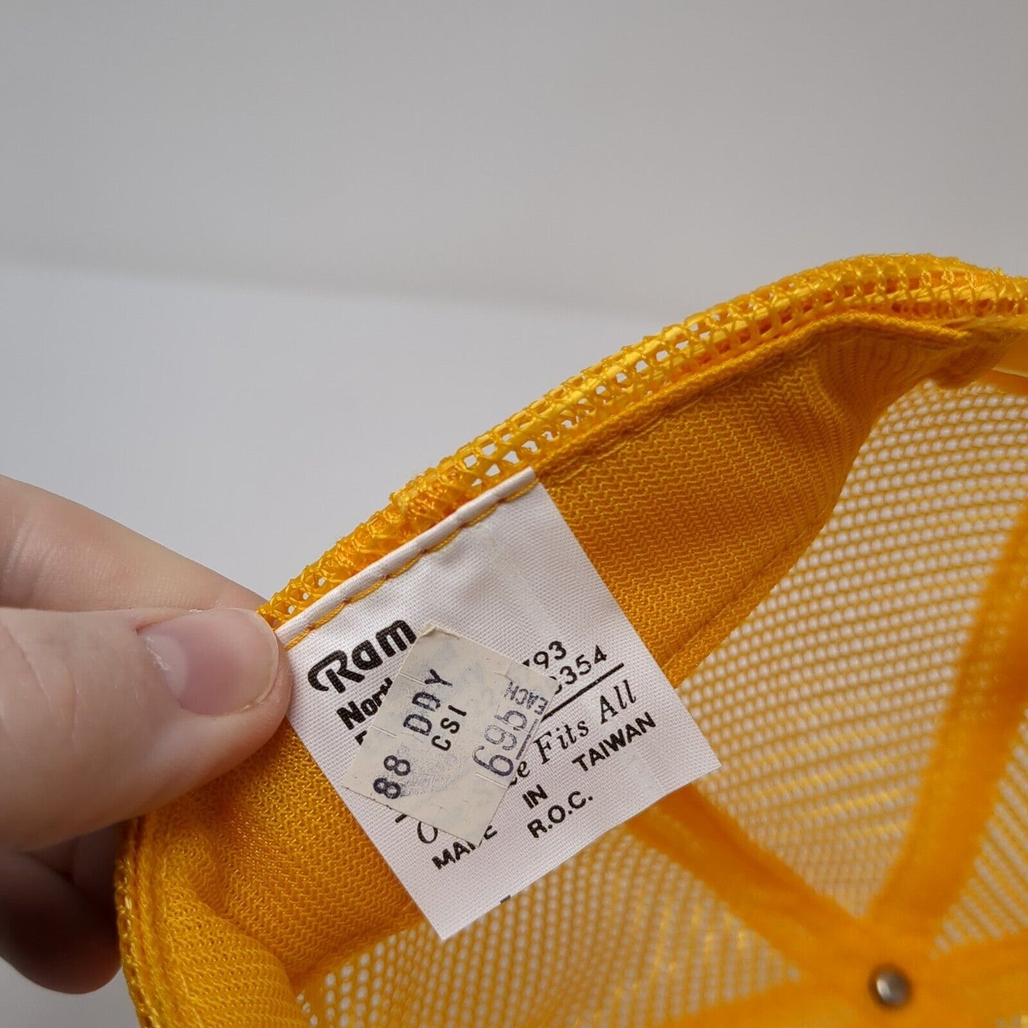 CSI Eagles Snapback Trucker Hat Yellow One Size Adjustable Mesh Back Rope