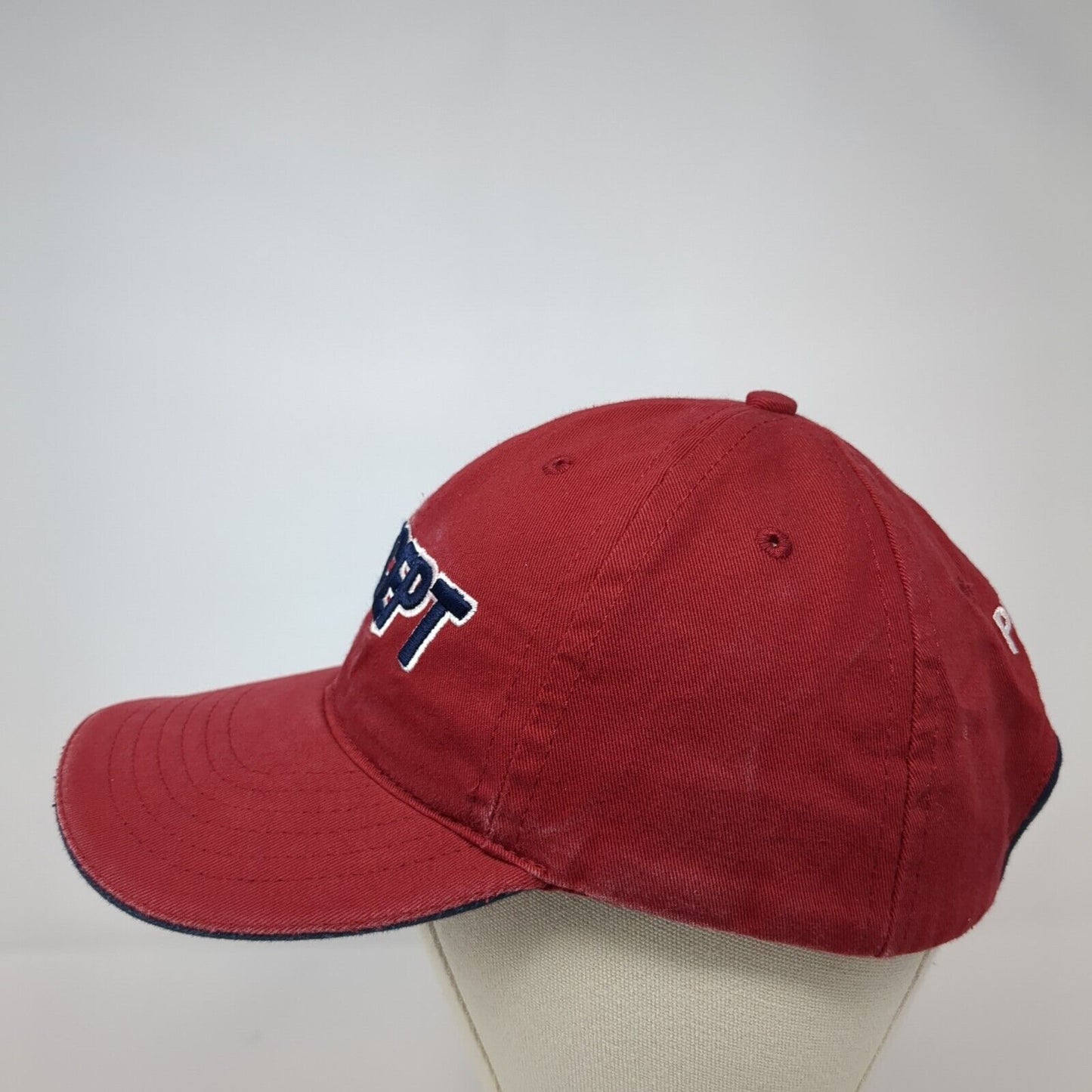 Precept Slideback Hat Red One Size Adjustable Embroidered 6 Panel
