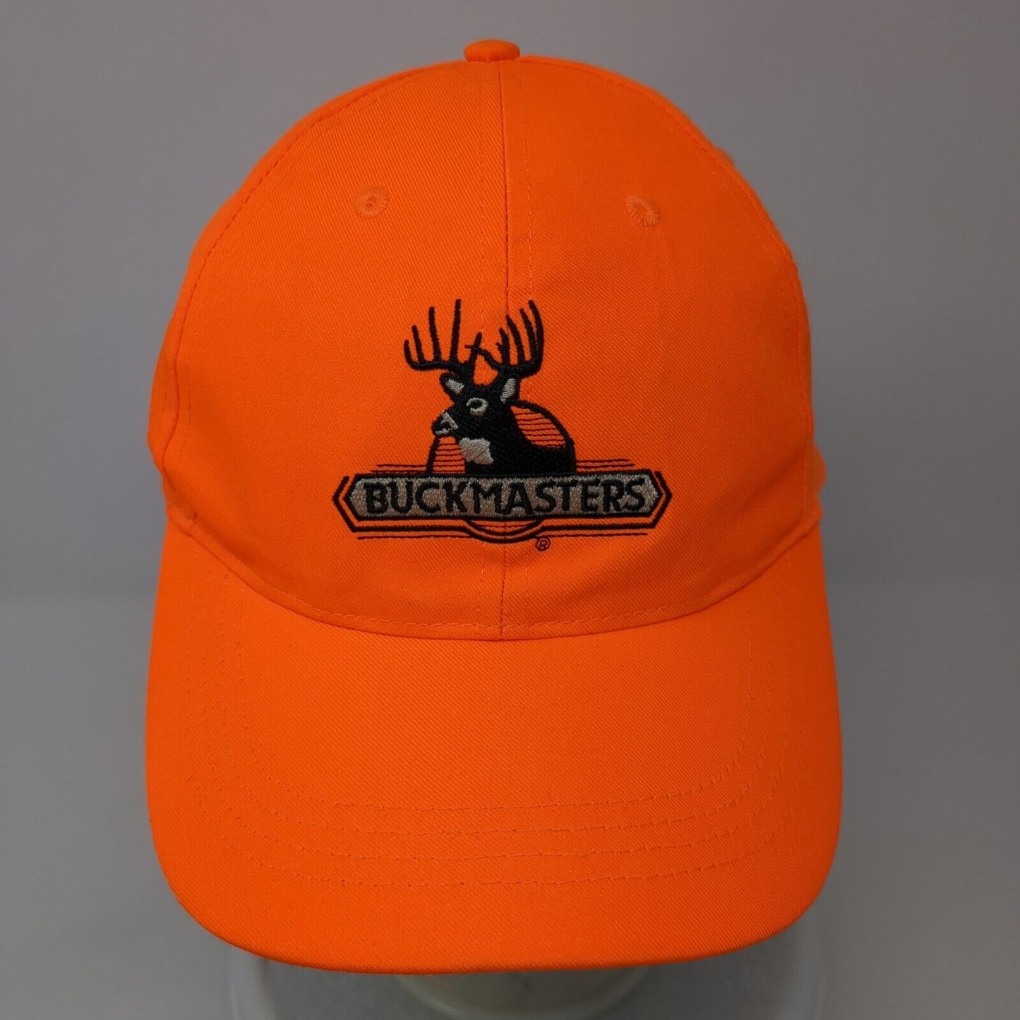 Buck Masters Slideback Hat Orange OS Adjustable Embroidered Paramount Outdoors