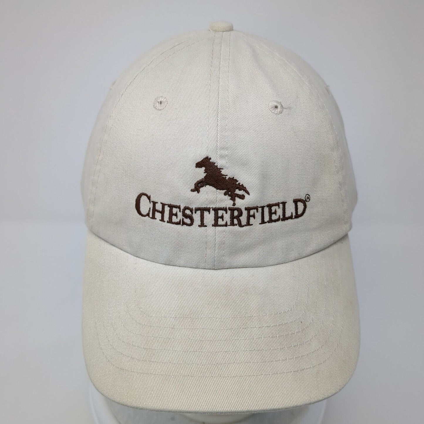 Chesterfield Slideback Hat Tan One Size Adjustable Embroidered KC Caps