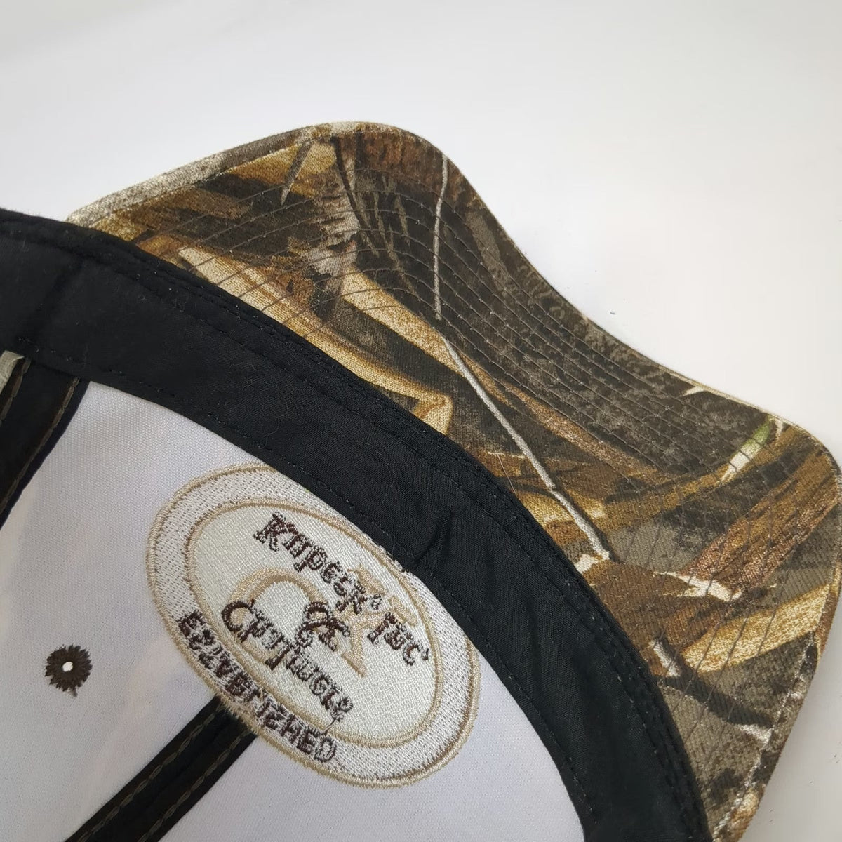 RealTree Chalmers Kubeck 1950 Baseball Cap Brown One Size Camo Strapback Hat
