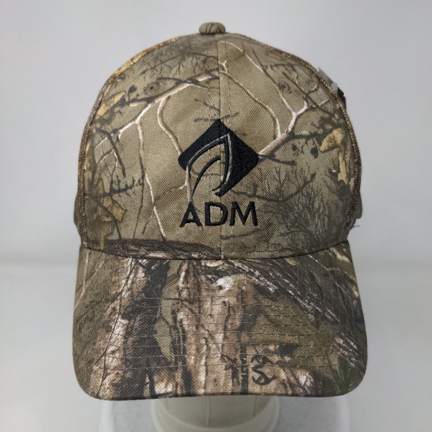 ADM Strapback Hat Camouflage OSFM Adjustable Realtree 6 Panel Outdoor Cap