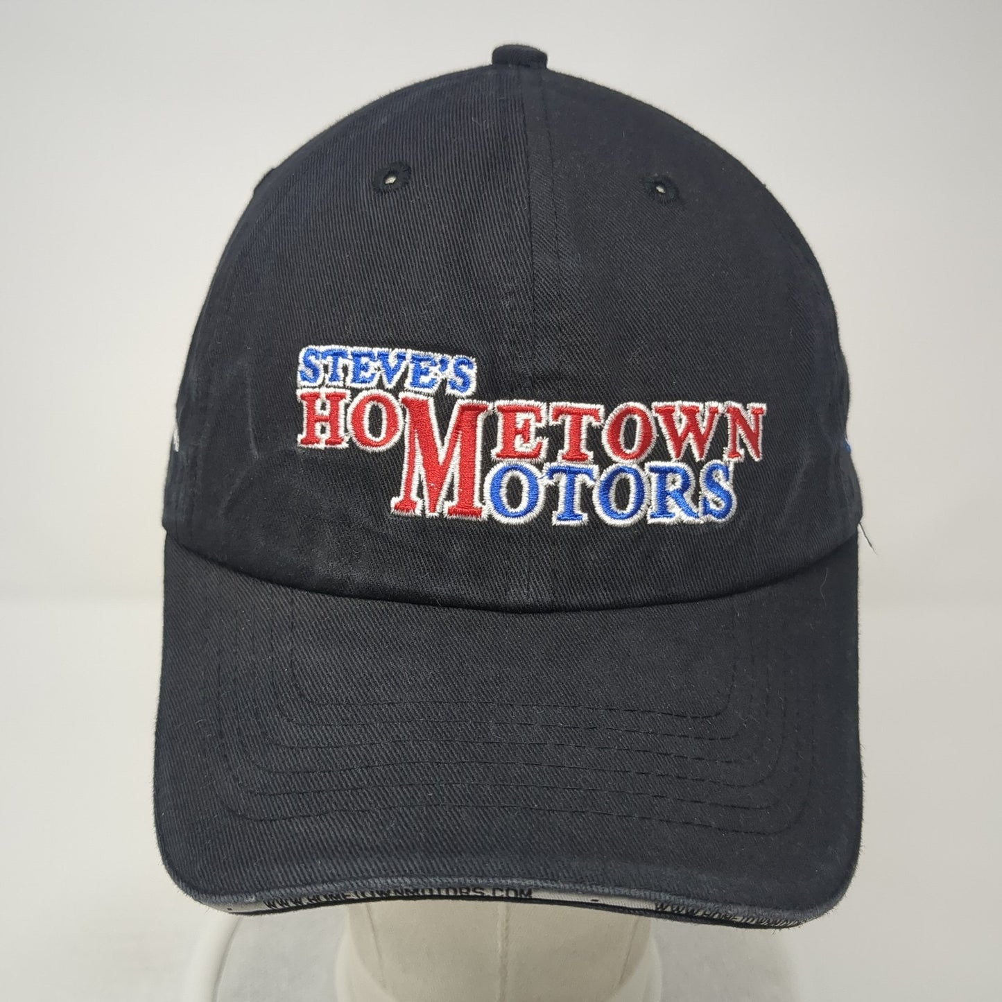 Steve's Hometown Motors Strapback Hat Black One Size Adjustable Outdoor