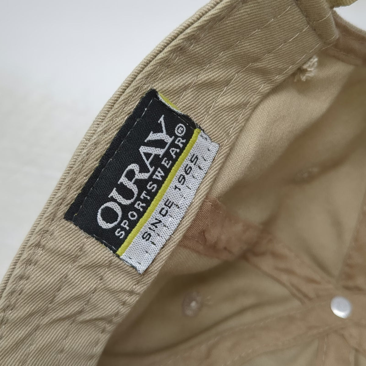 Ouray Baseball Cap Beige One Size Trinidad Lake State Park Fishing Fly Hat