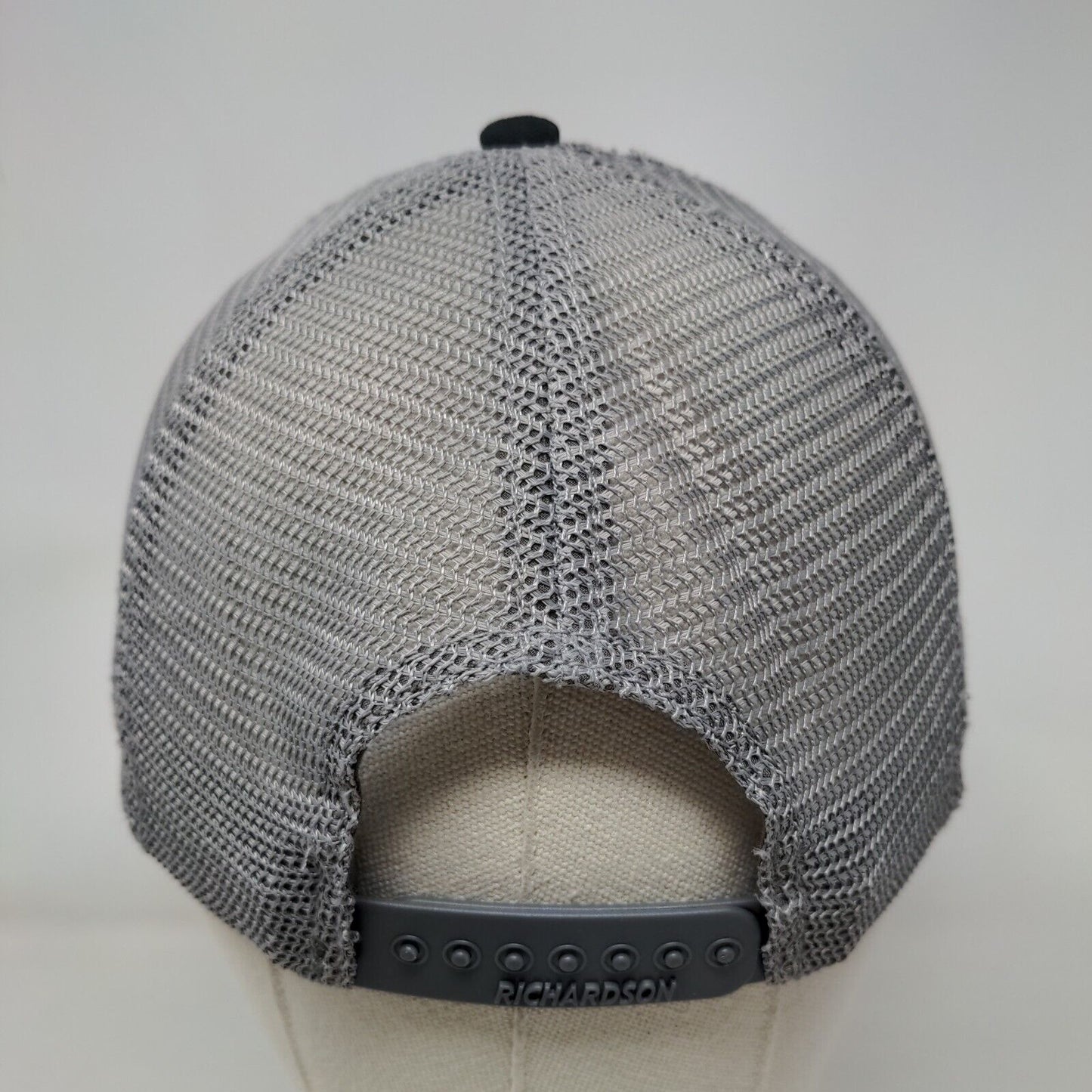 Rigby's Barber Shop Snapback Trucker Hat Black M/L Mesh Back Richardson
