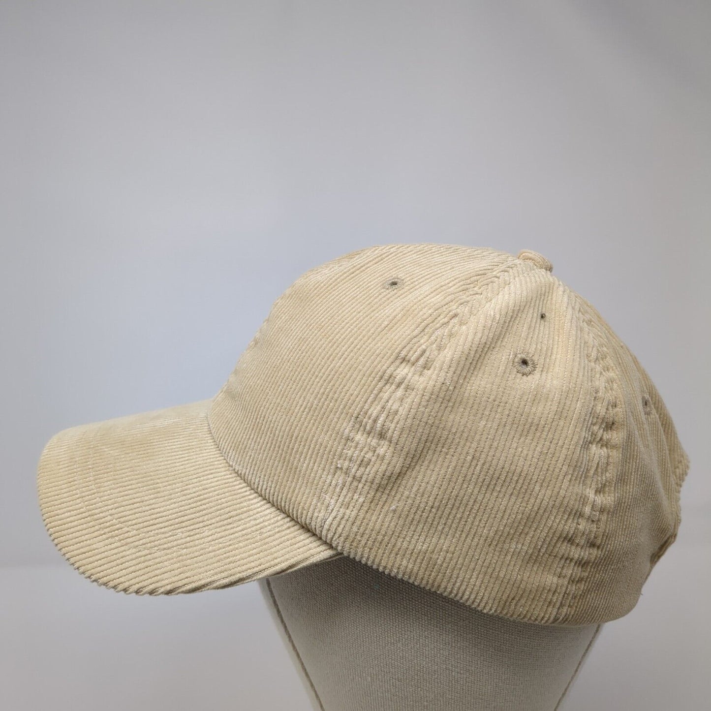 Lake of The Isles Slideback Hat Tan One Size Adjustable Corduroy Blank Cotton