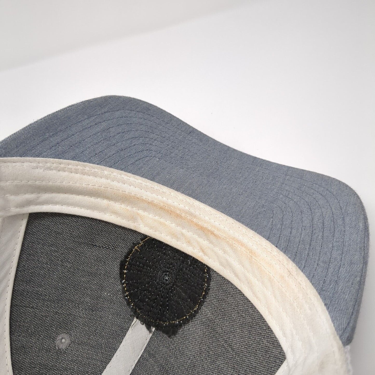 Fishing With Feathers Snapback Trucker Hat Gray One Size Mesh Back