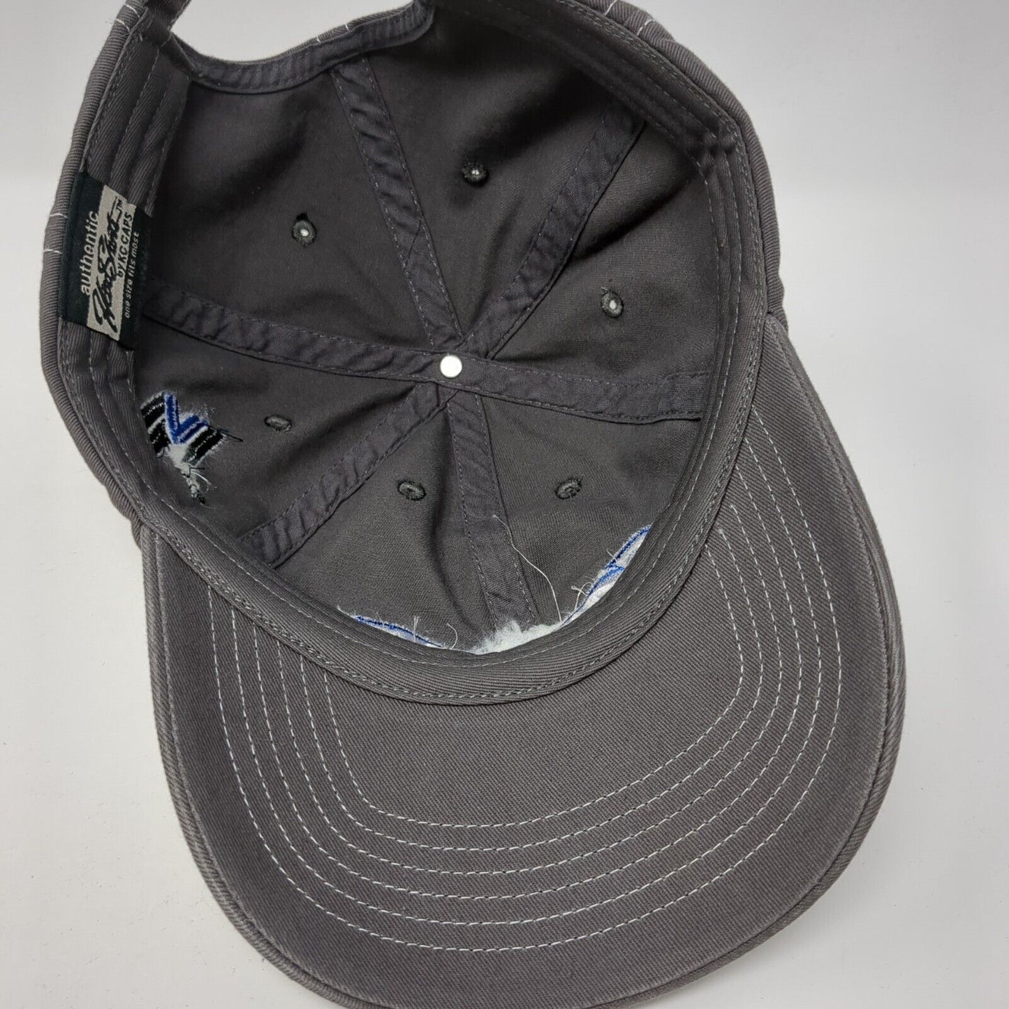 Carlisle Slideback Hat Gray One Size Adjustable HeadShots KC Caps