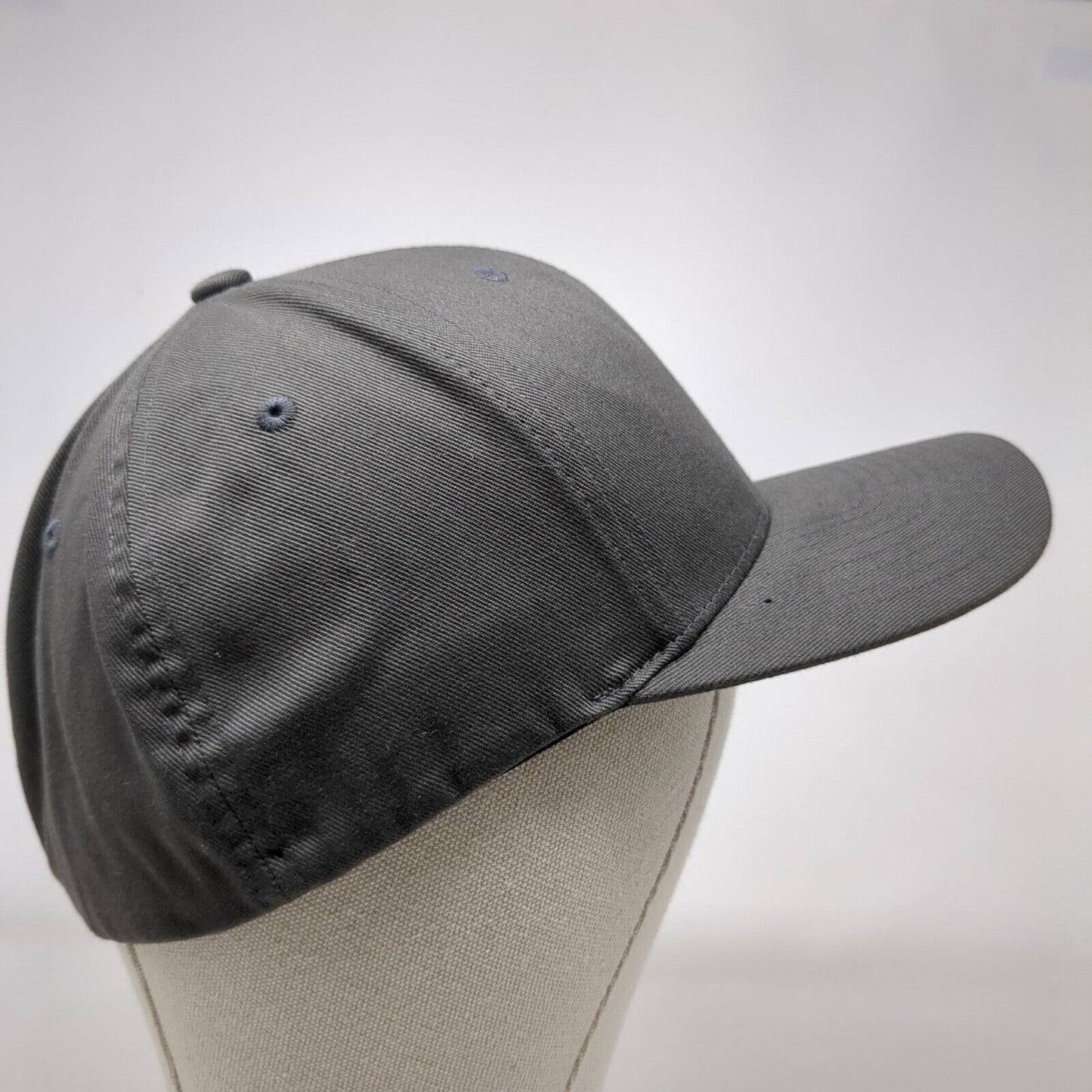 Aubree Wartman Racing Fitted Hat Gray L/XL Flexfit Embroidered Port Authority