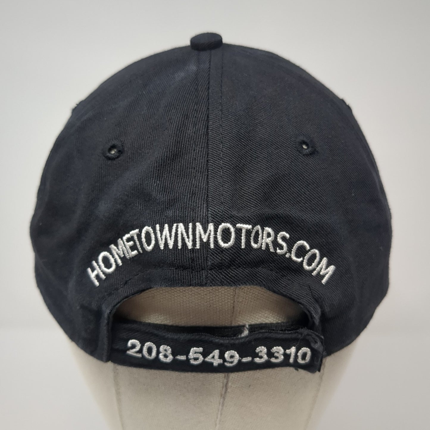 Steve's Hometown Motors Strapback Hat Black One Size Adjustable Outdoor